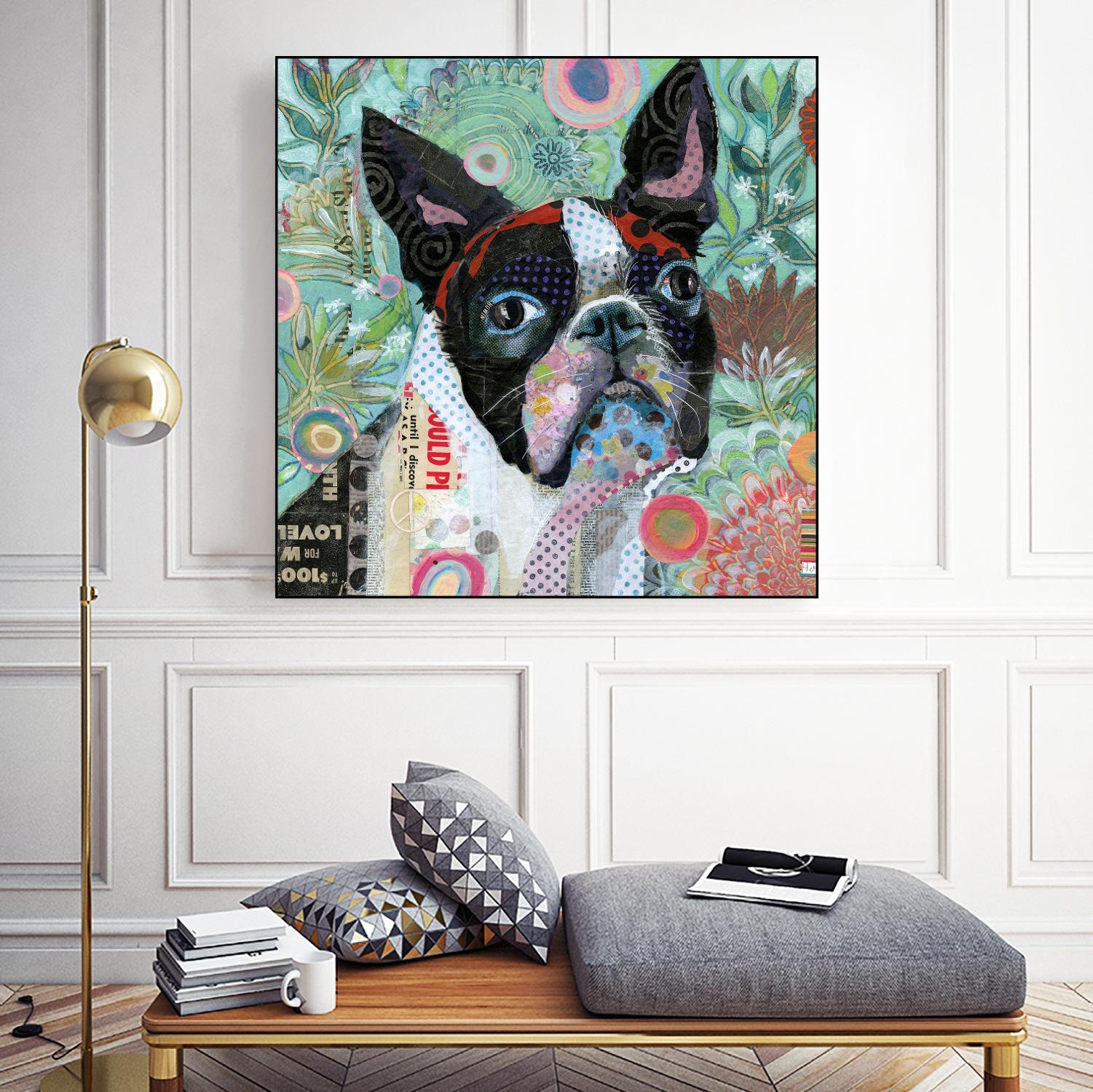 Mischievous Gardener by Judy Verhoeven on GIANT ART - multicolor animals; contemporary