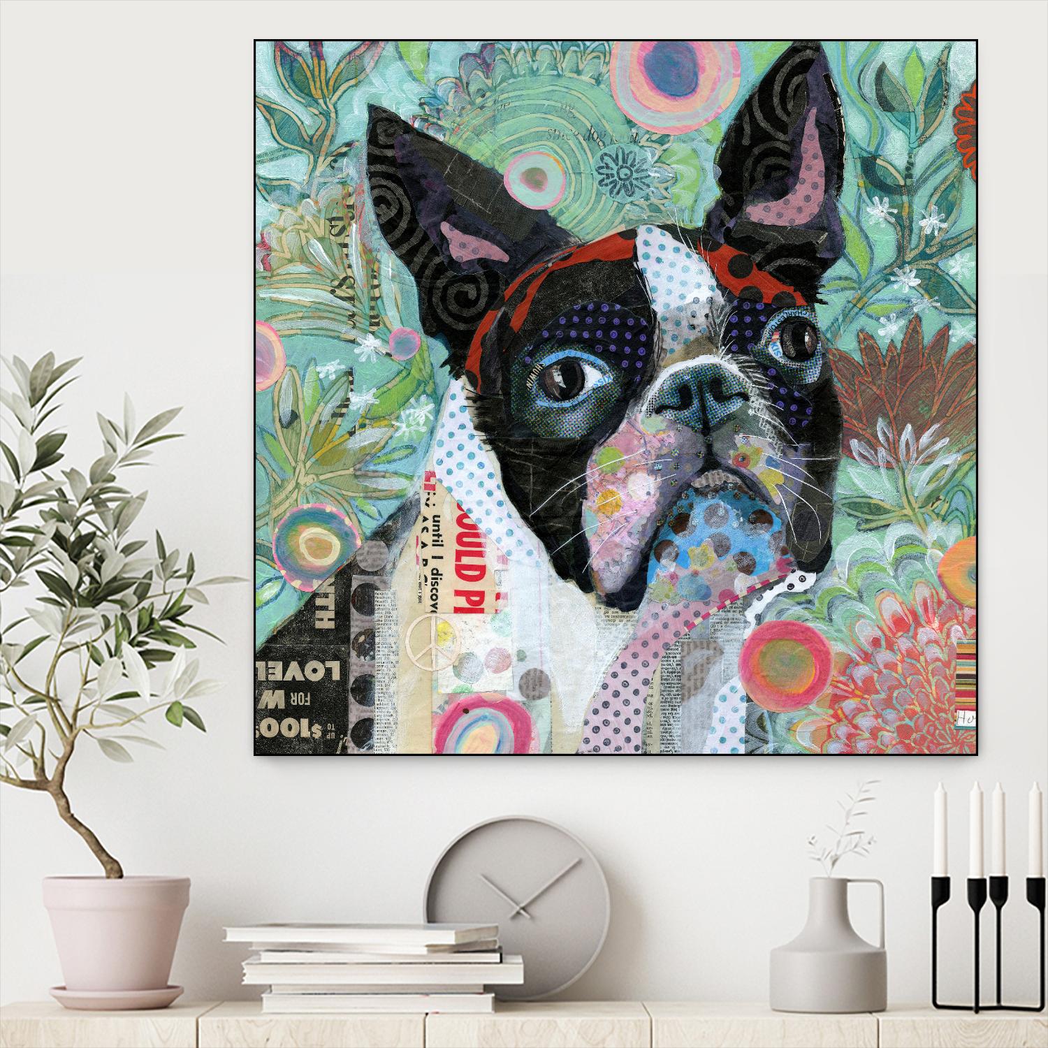 Mischievous Gardener by Judy Verhoeven on GIANT ART - multicolor animals; contemporary