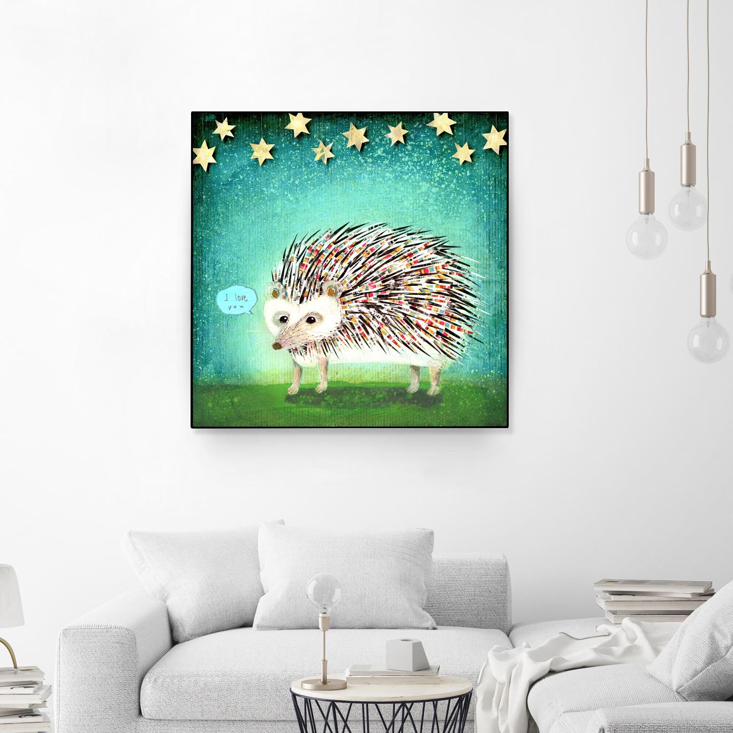 Porcupine for Thomas by Judy Verhoeven on GIANT ART - multicolor animals; contemporary