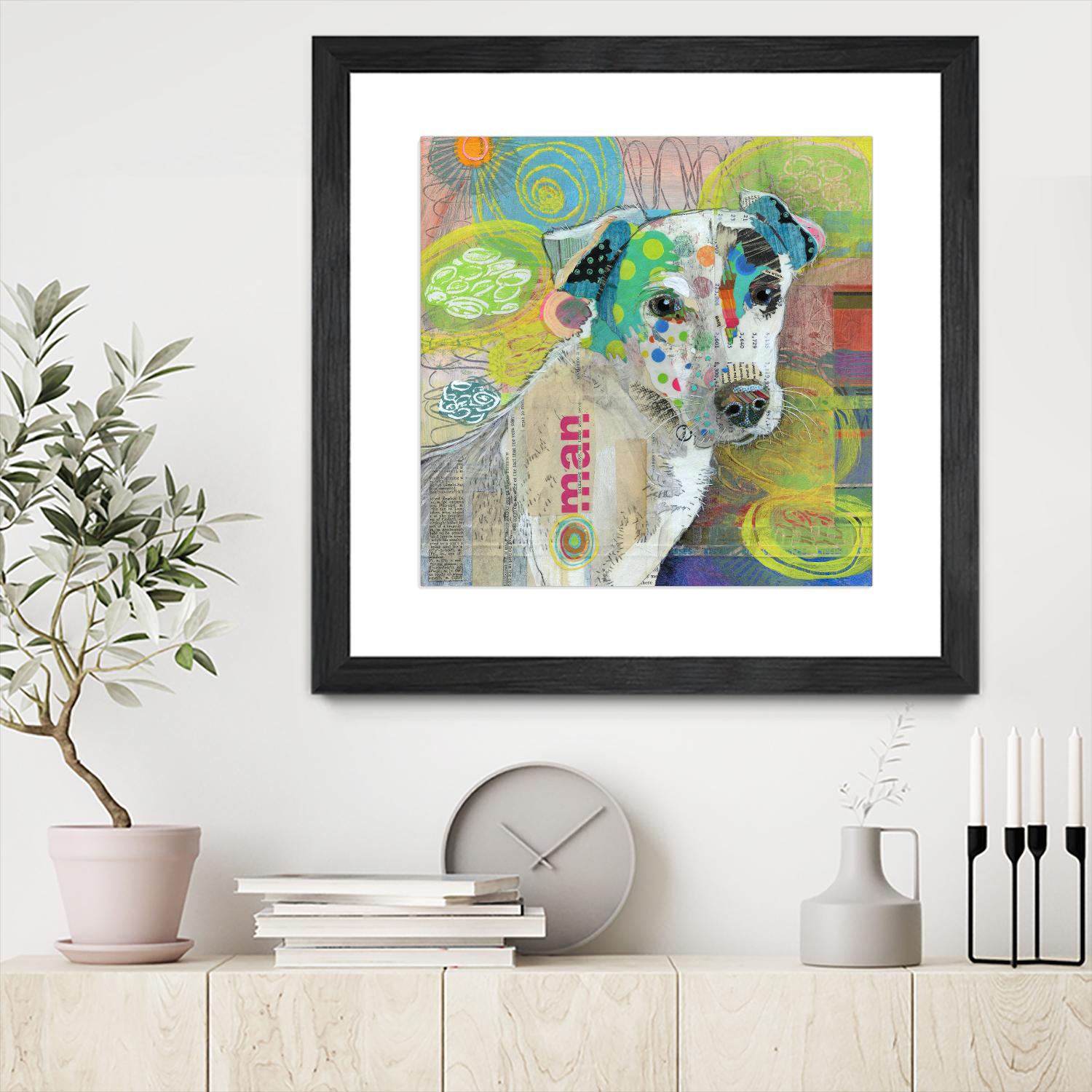 The Ham Man by Judy Verhoeven on GIANT ART - multicolor animals; contemporary