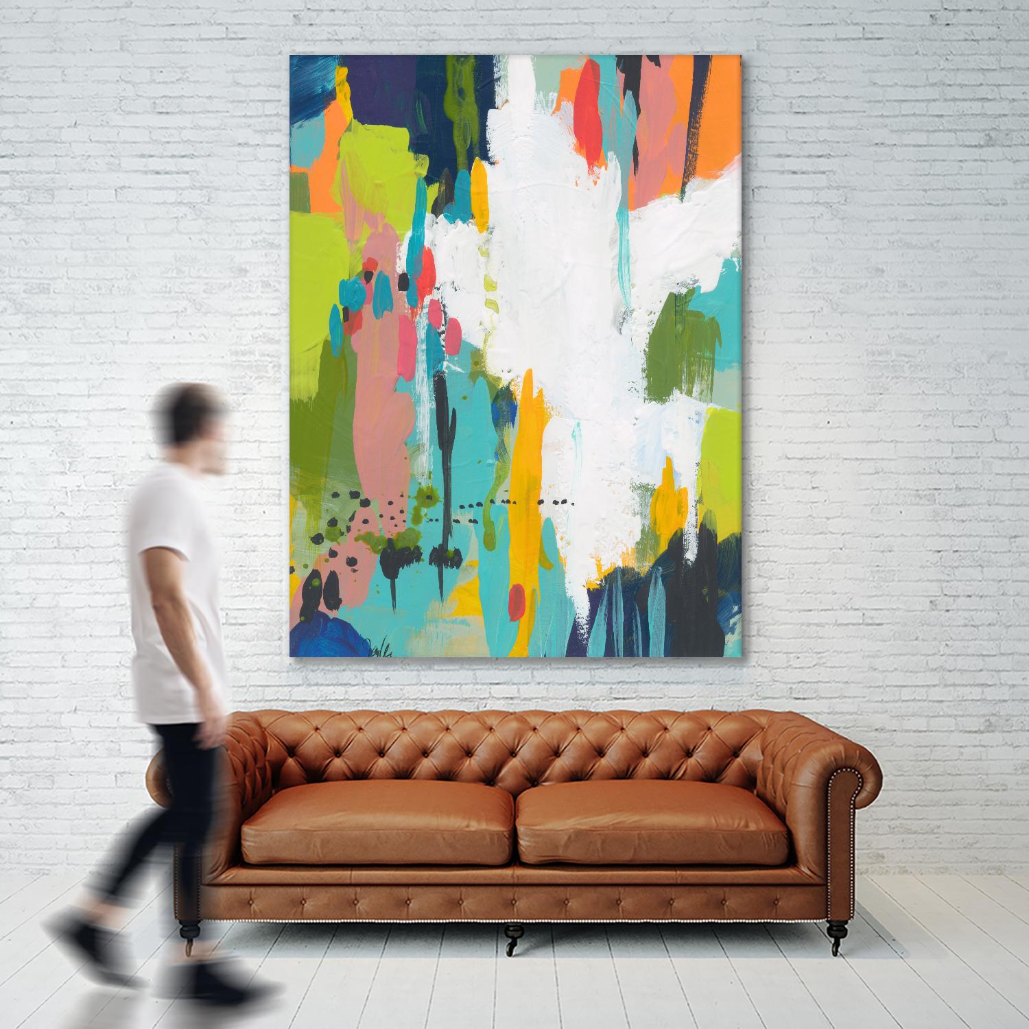 Summer Field by Jan Weiss on GIANT ART - multi abstracts, contemporary