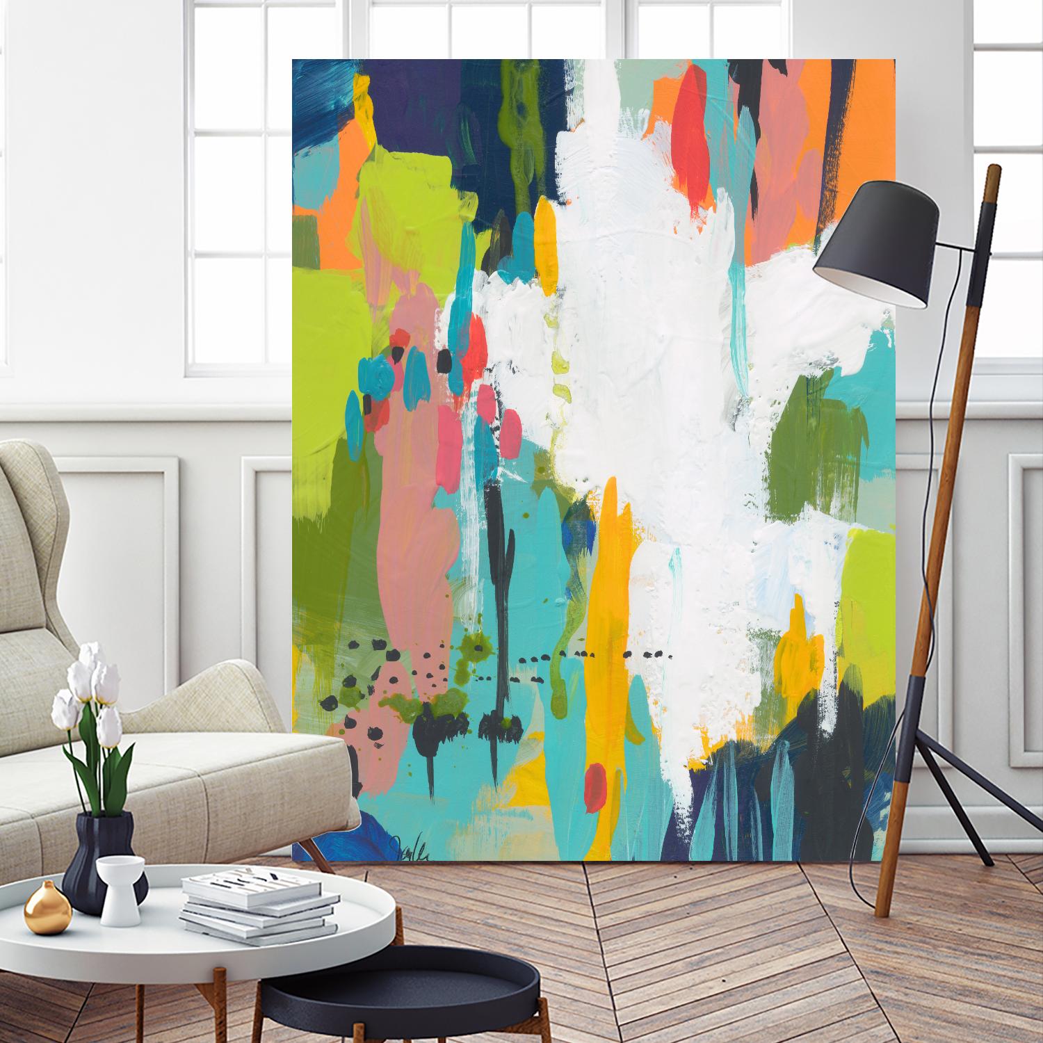 Summer Field by Jan Weiss on GIANT ART - multi abstracts, contemporary