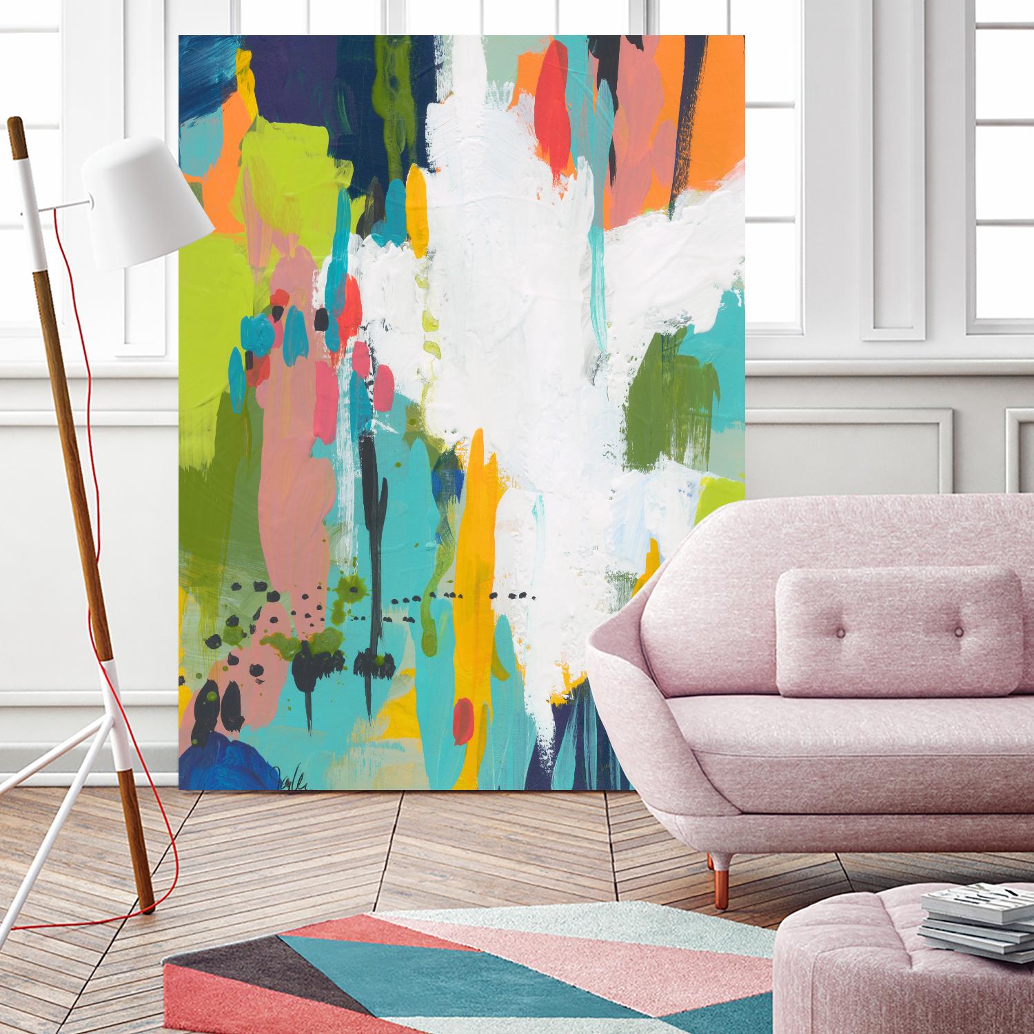 Summer Field by Jan Weiss on GIANT ART - multi abstracts, contemporary