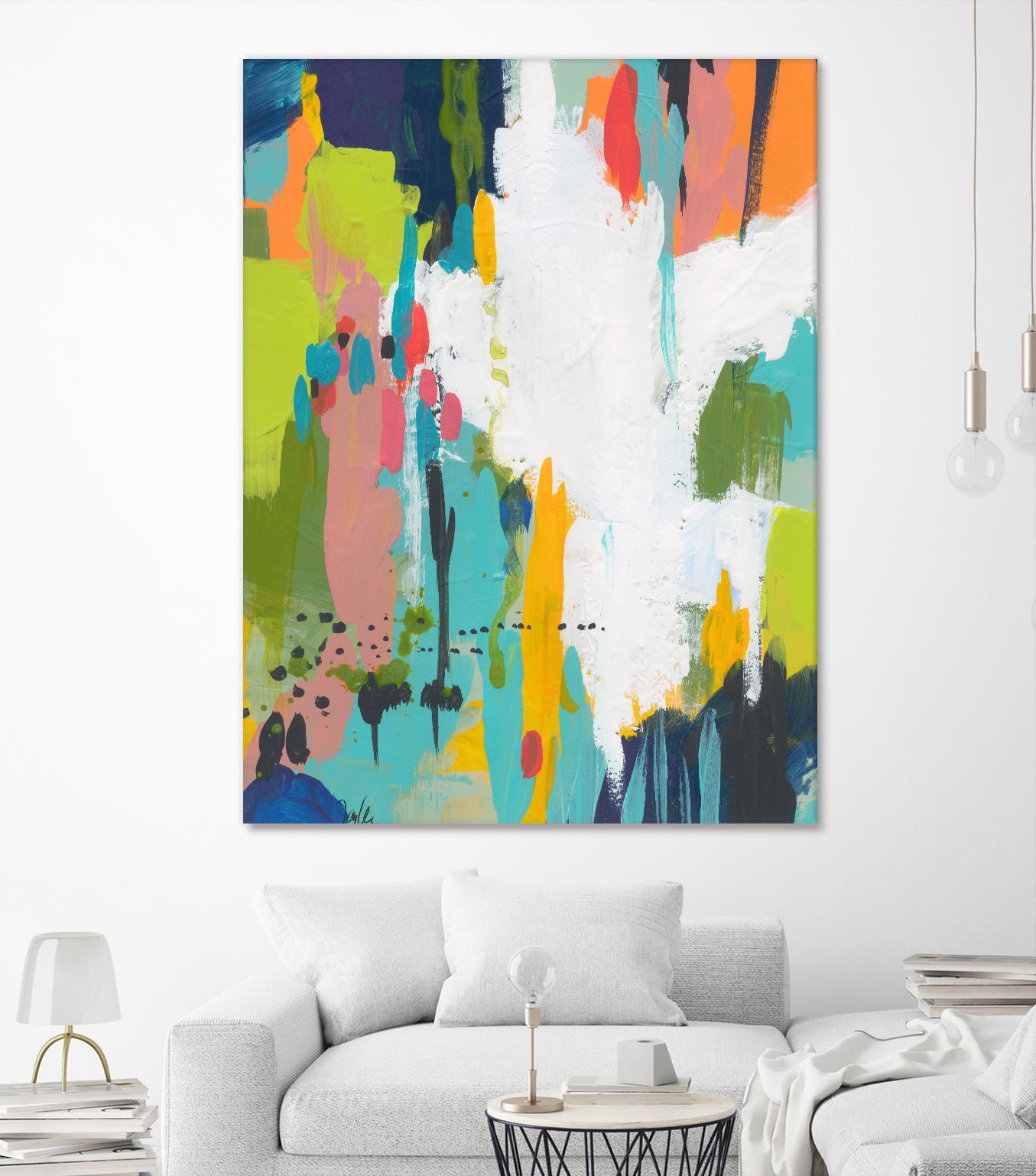 Summer Field by Jan Weiss on GIANT ART - multi abstracts, contemporary