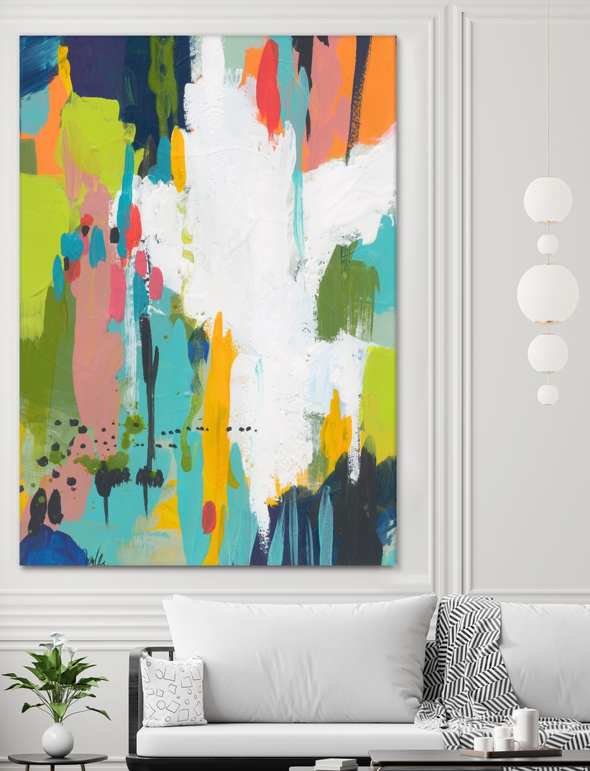 Summer Field by Jan Weiss on GIANT ART - multi abstracts, contemporary