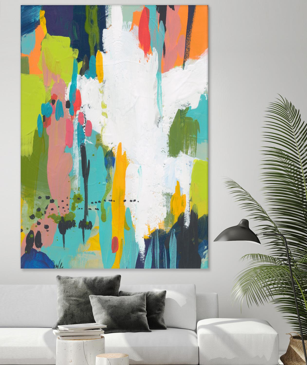 Summer Field by Jan Weiss on GIANT ART - multi abstracts, contemporary