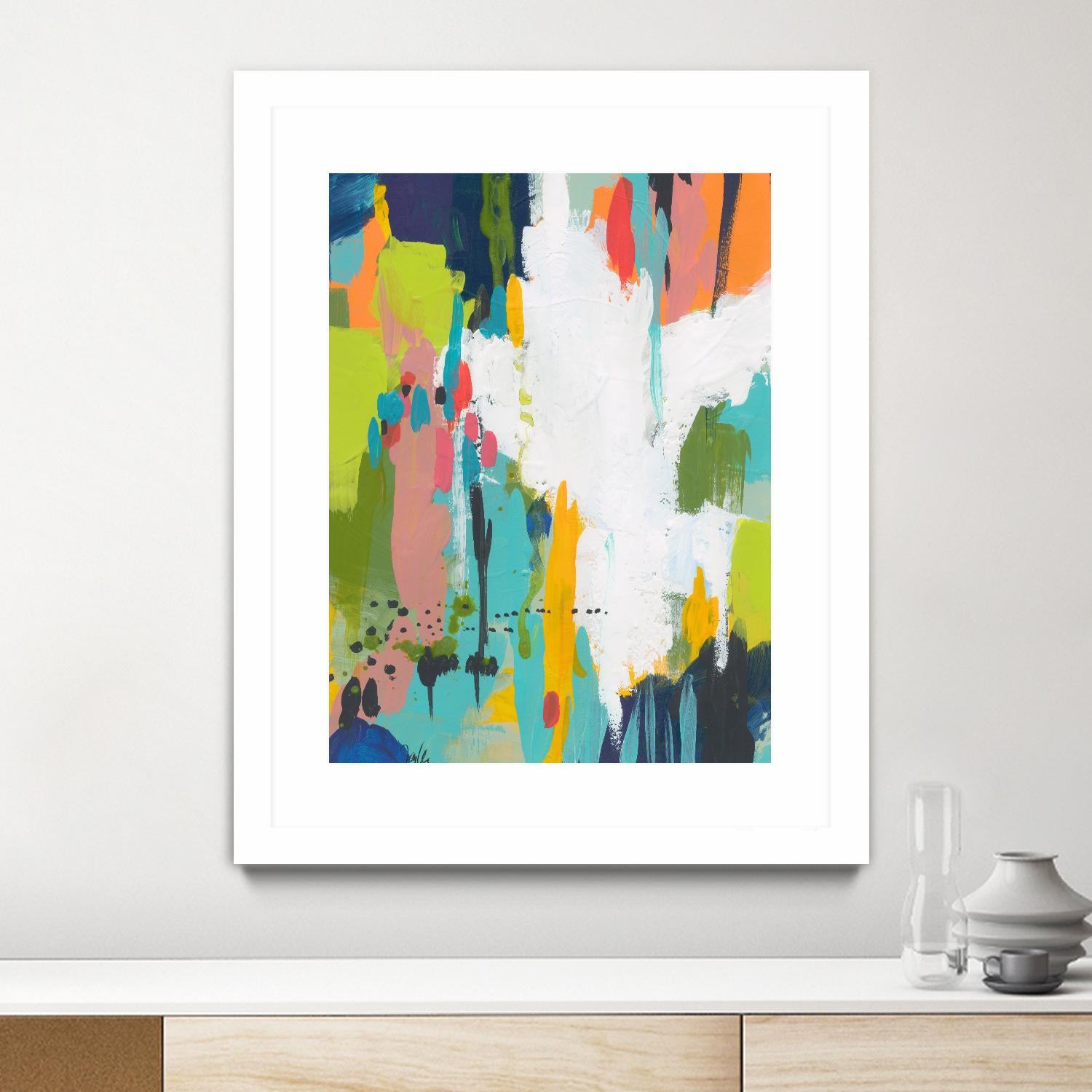 Summer Field by Jan Weiss on GIANT ART - multi abstracts, contemporary