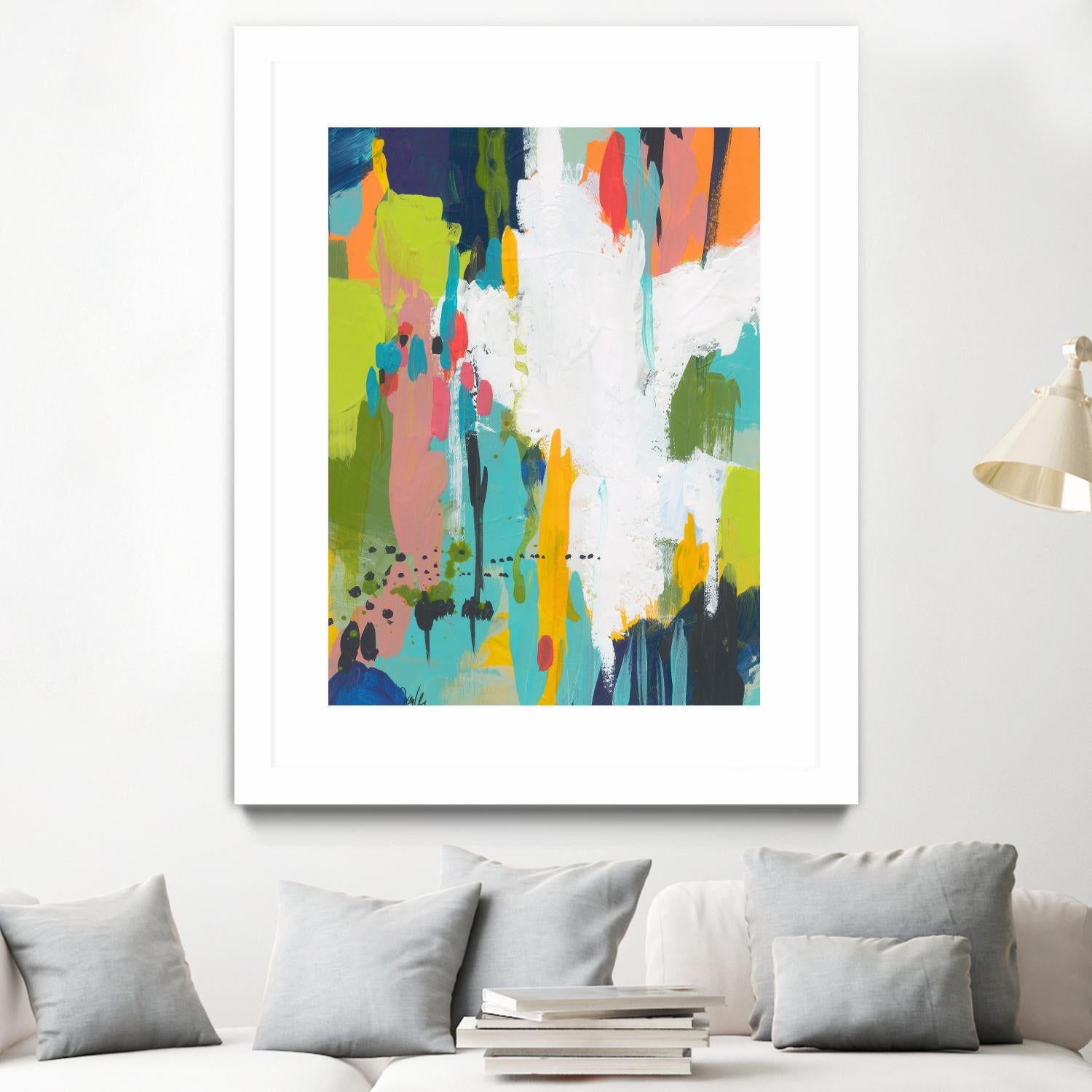 Summer Field by Jan Weiss on GIANT ART - multi abstracts, contemporary