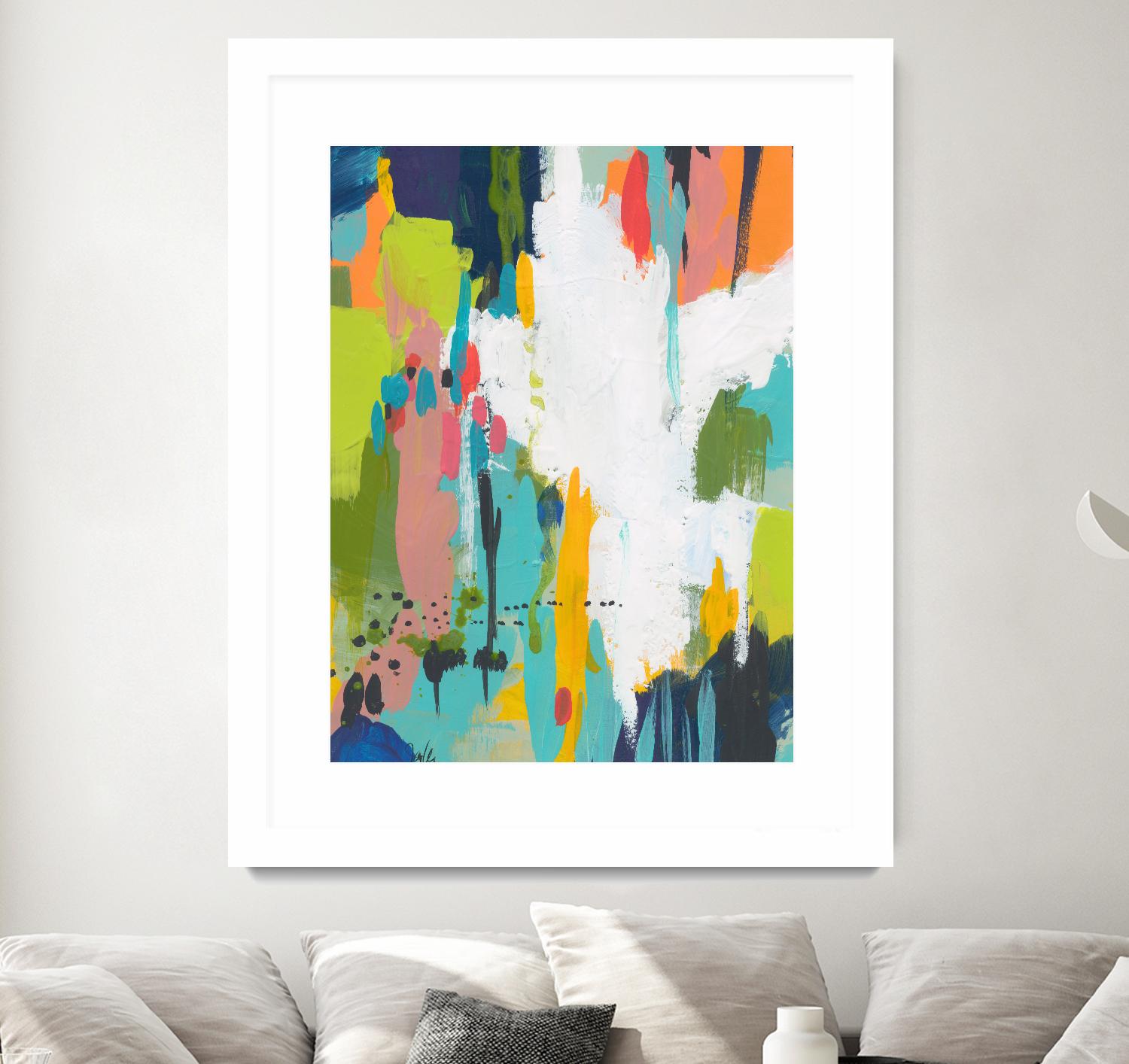 Summer Field by Jan Weiss on GIANT ART - multi abstracts, contemporary