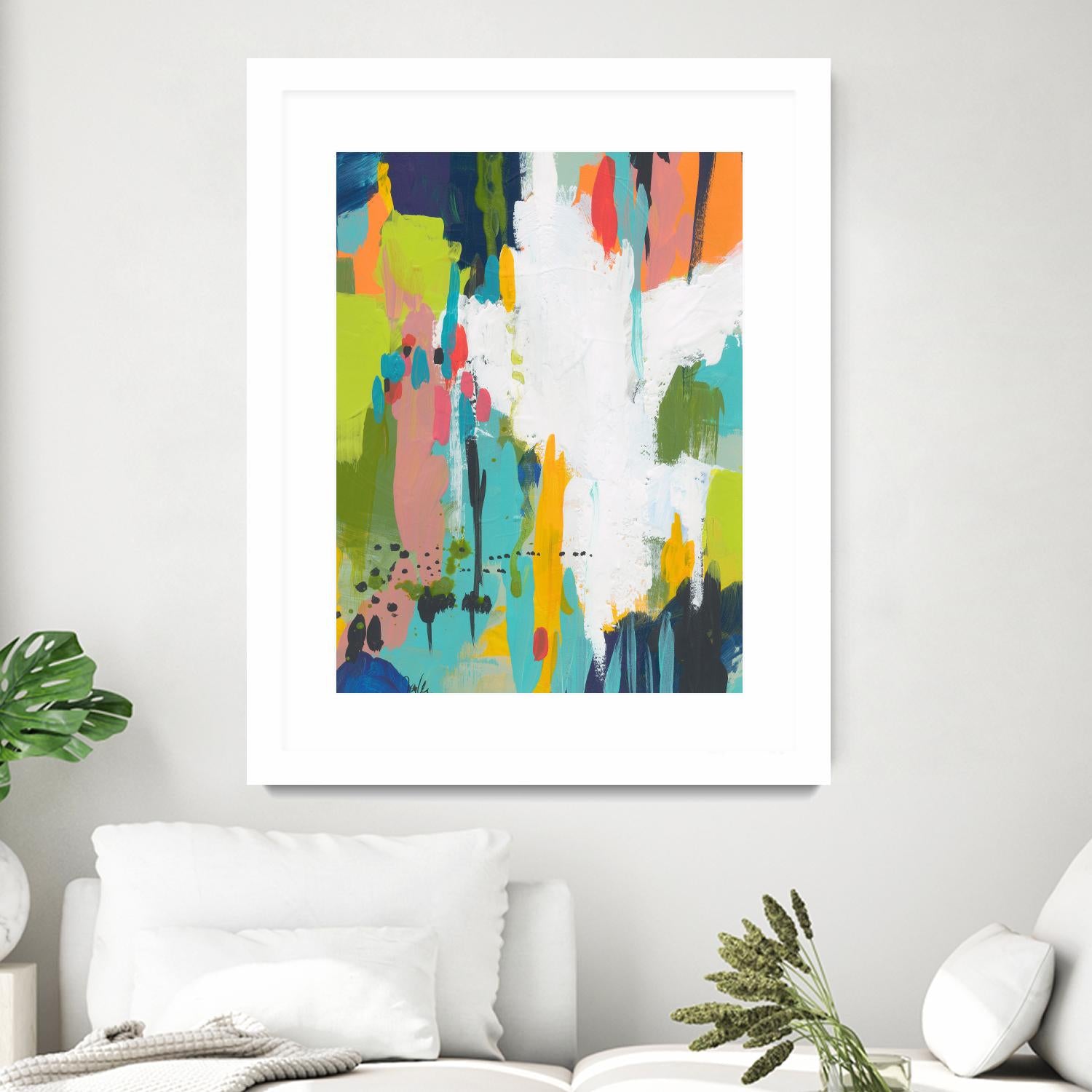 Summer Field by Jan Weiss on GIANT ART - multi abstracts, contemporary