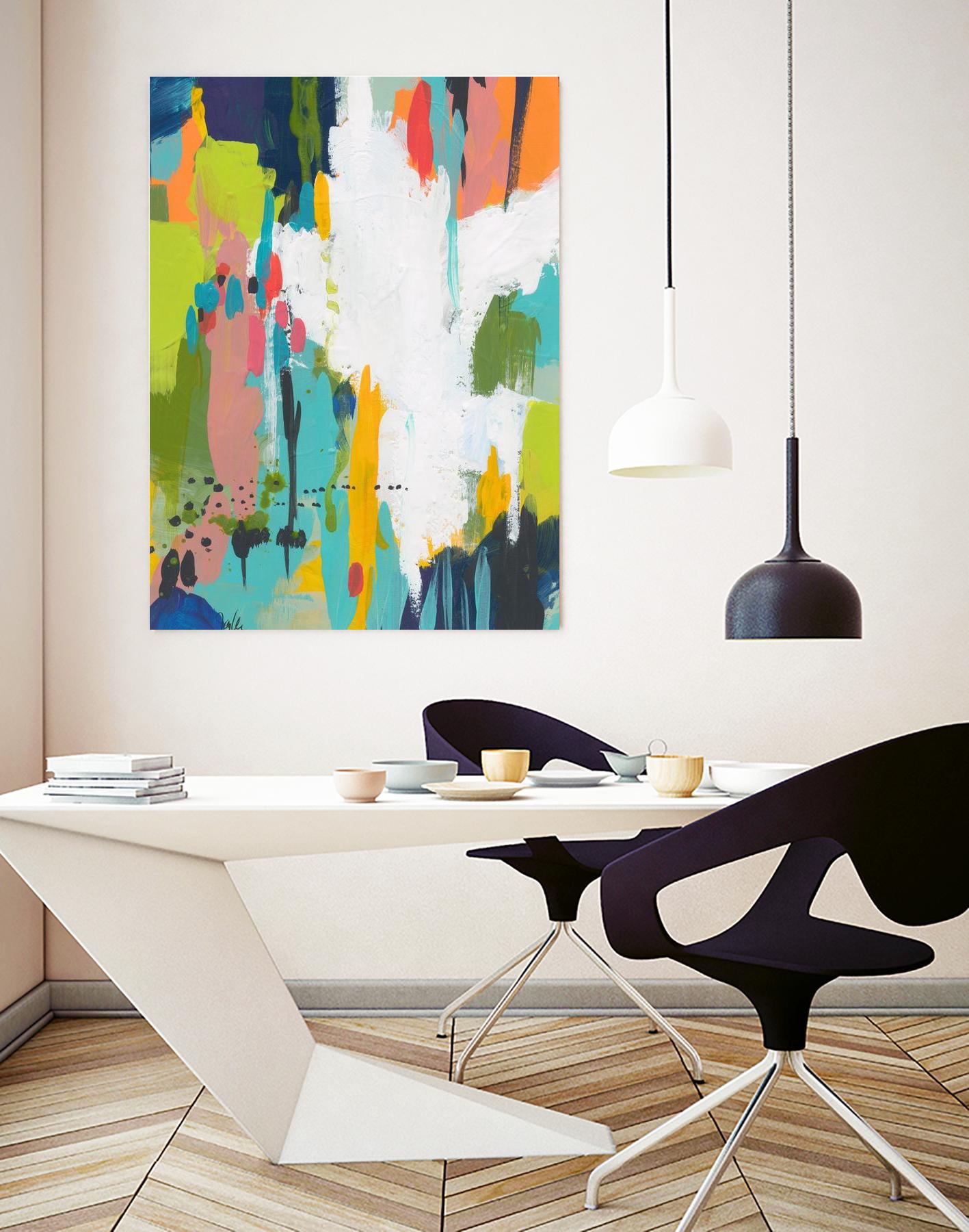 Summer Field by Jan Weiss on GIANT ART - multi abstracts, contemporary