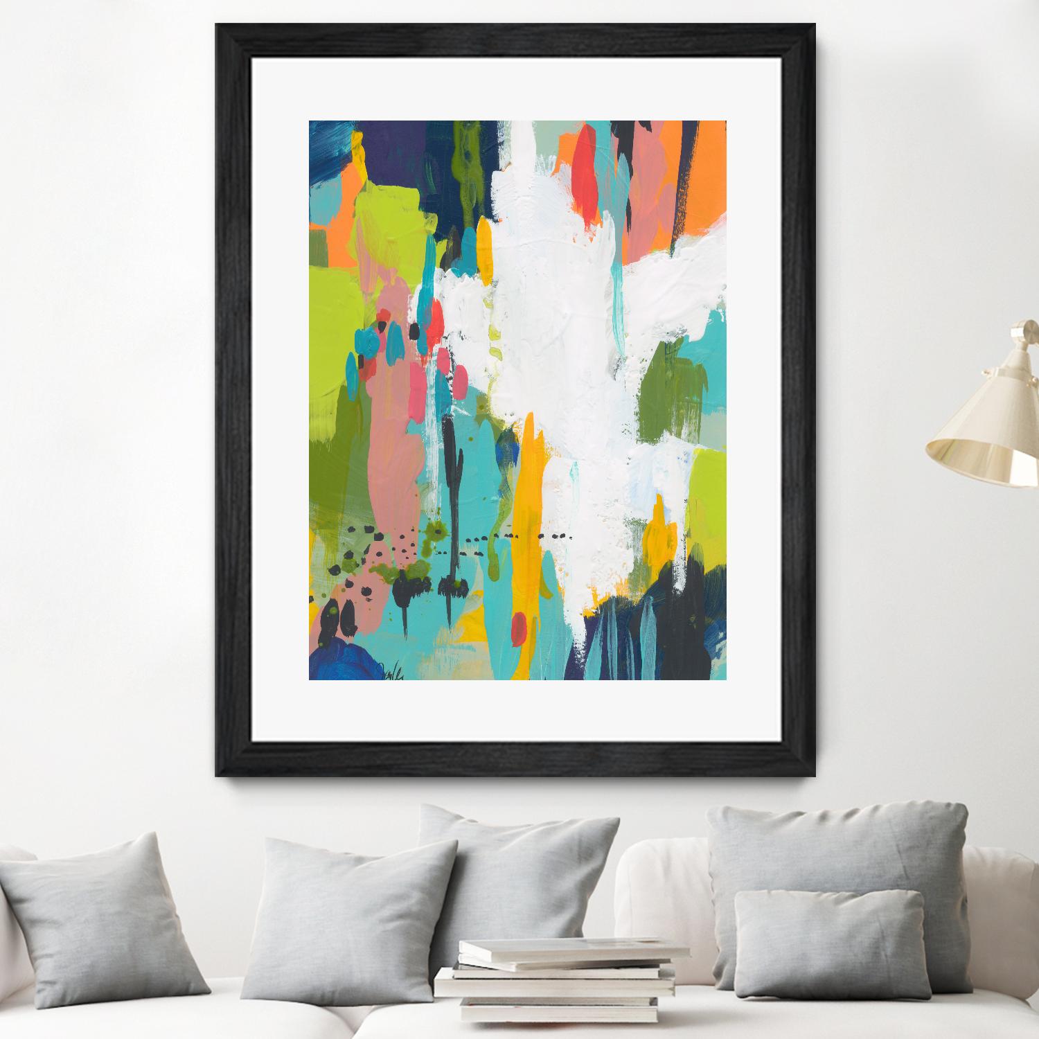 Summer Field by Jan Weiss on GIANT ART - multi abstracts, contemporary