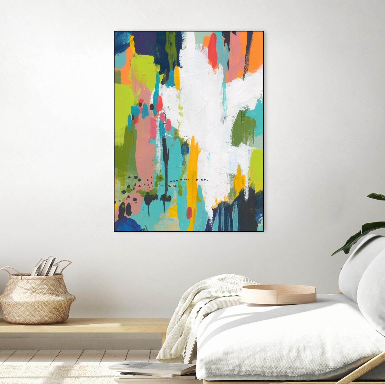 Summer Field by Jan Weiss on GIANT ART - multi abstracts, contemporary
