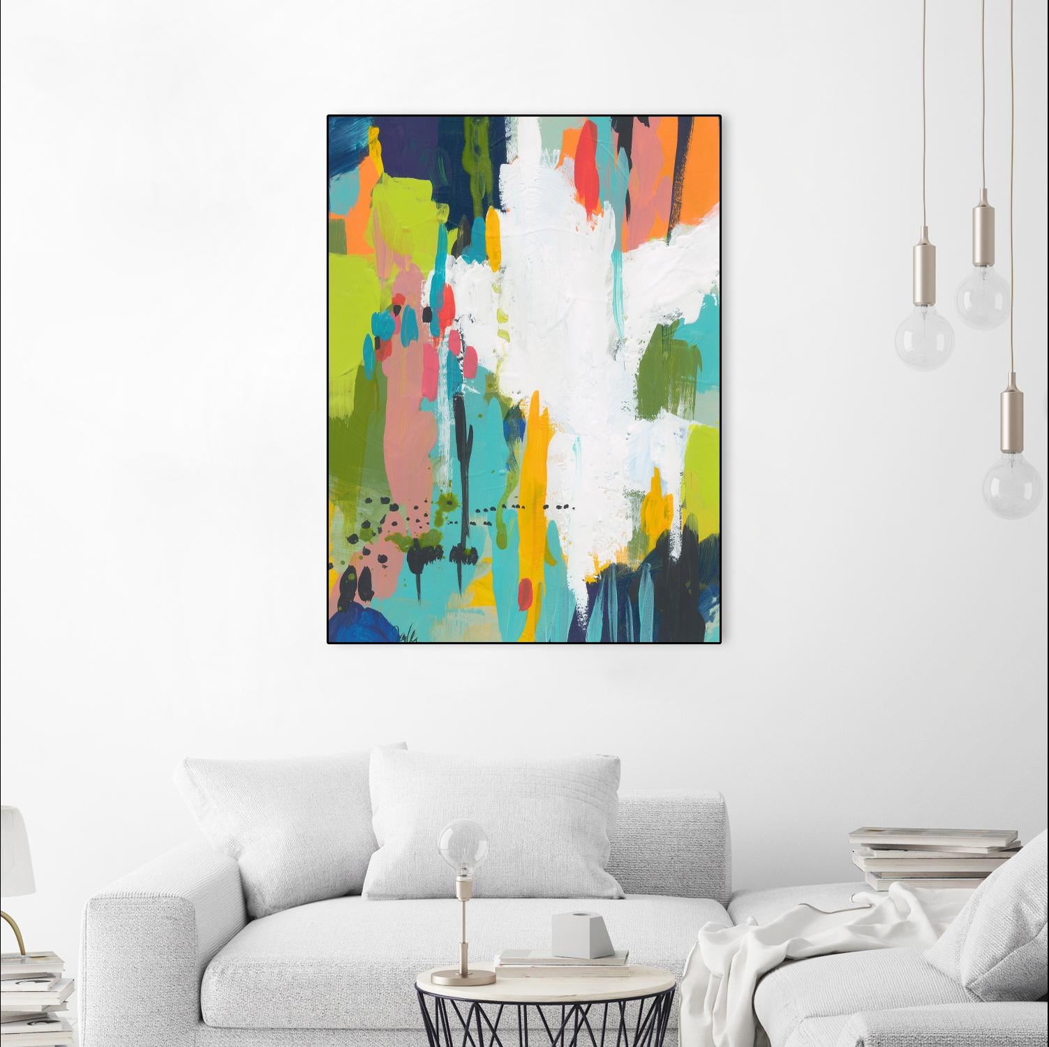 Summer Field by Jan Weiss on GIANT ART - multi abstracts, contemporary