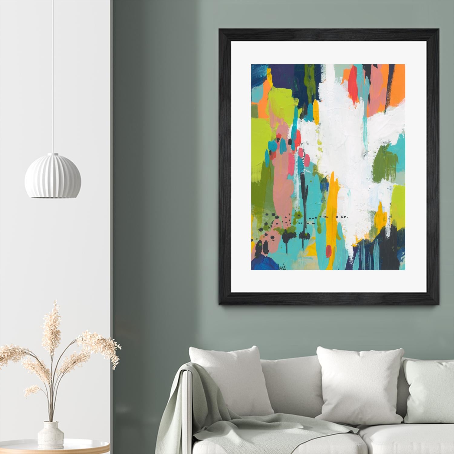 Summer Field by Jan Weiss on GIANT ART - multi abstracts, contemporary