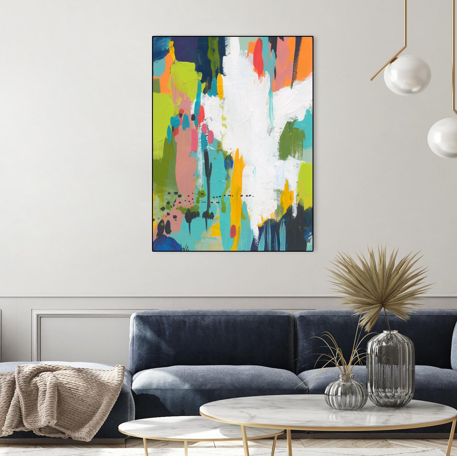 Summer Field by Jan Weiss on GIANT ART - multi abstracts, contemporary