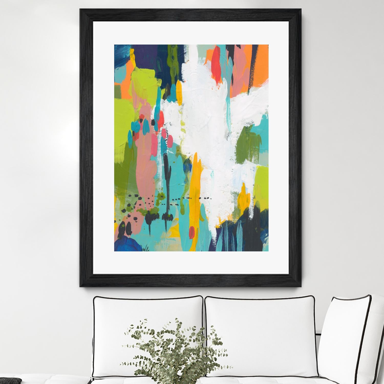 Summer Field by Jan Weiss on GIANT ART - multi abstracts, contemporary