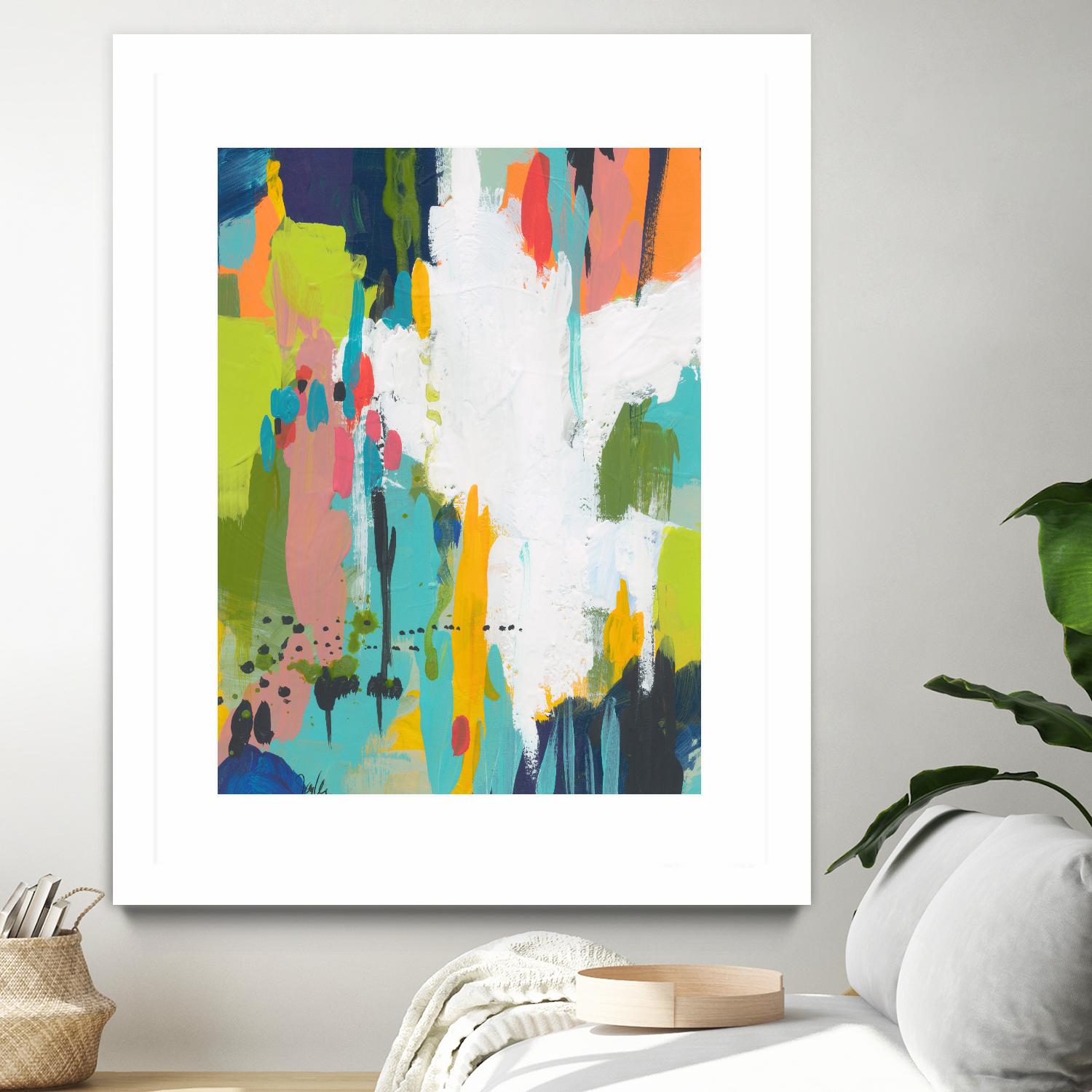 Summer Field by Jan Weiss on GIANT ART - multi abstracts, contemporary