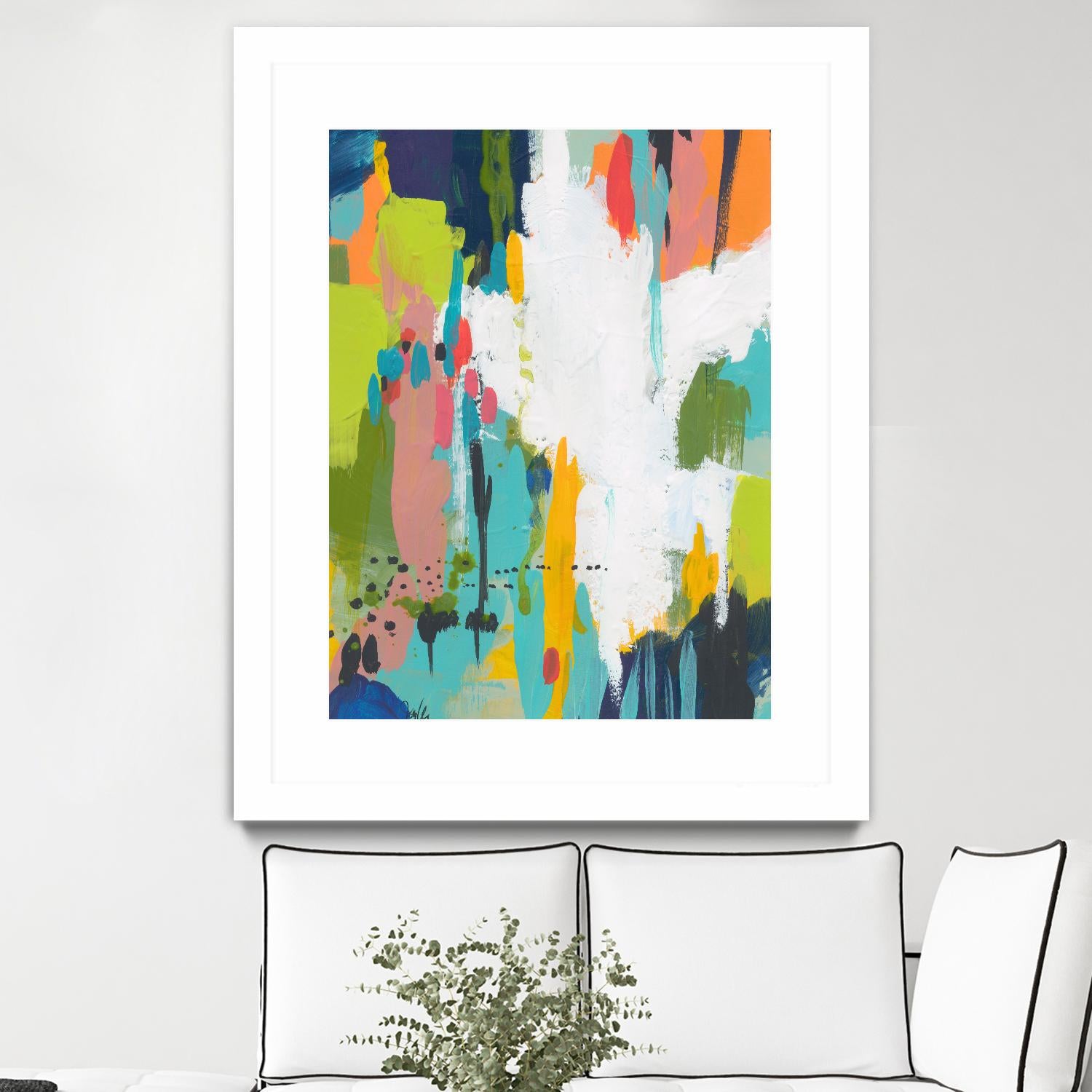 Summer Field by Jan Weiss on GIANT ART - multi abstracts, contemporary
