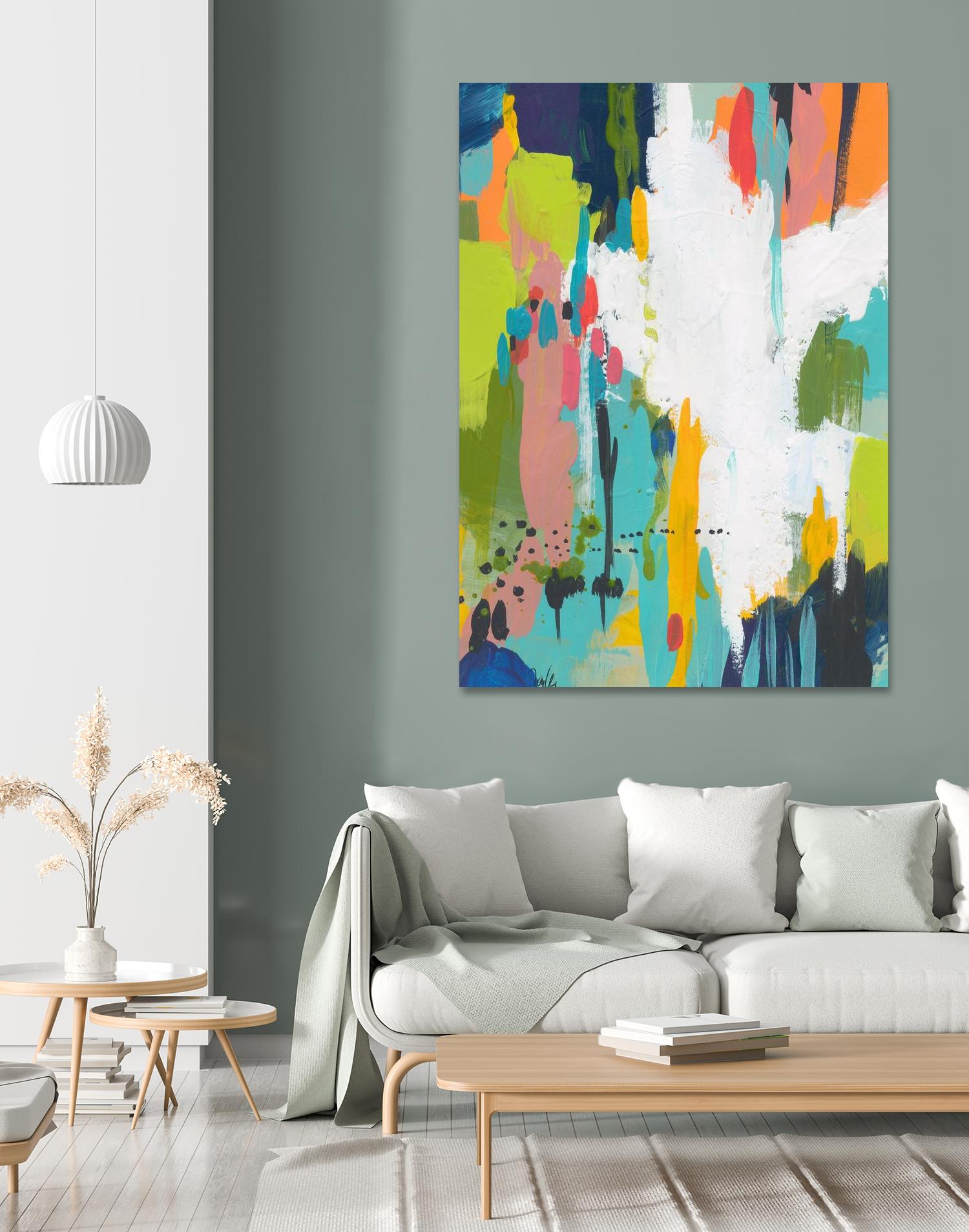 Summer Field by Jan Weiss on GIANT ART - multi abstracts, contemporary