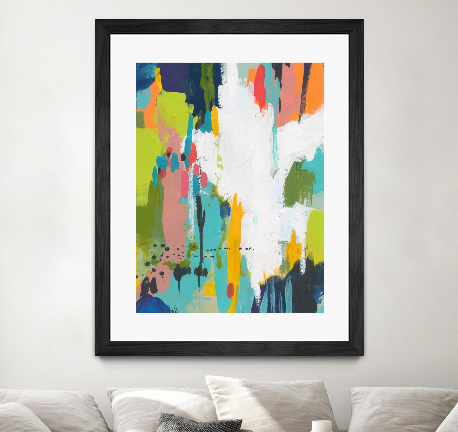 Summer Field by Jan Weiss on GIANT ART - multi abstracts, contemporary