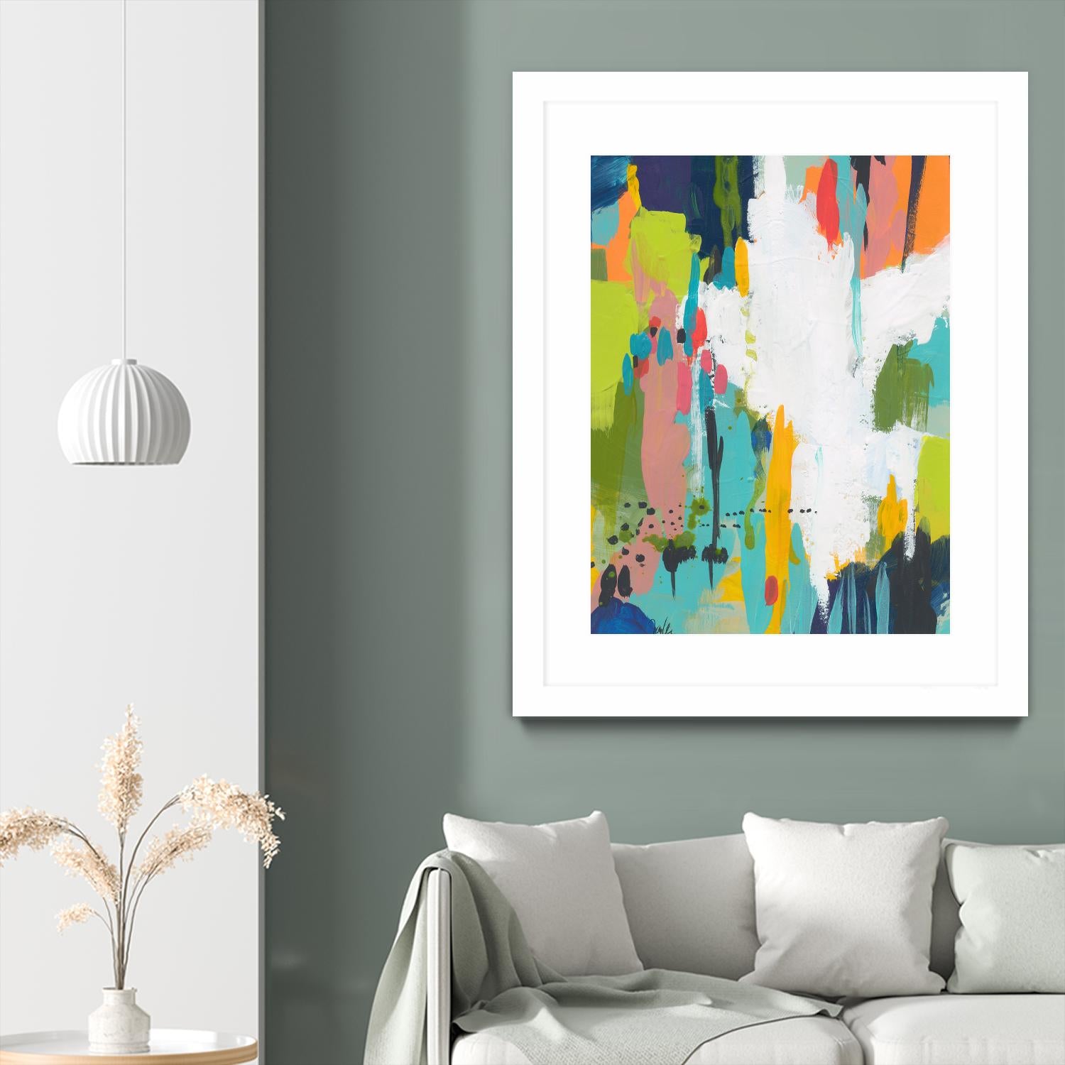 Summer Field by Jan Weiss on GIANT ART - multi abstracts, contemporary