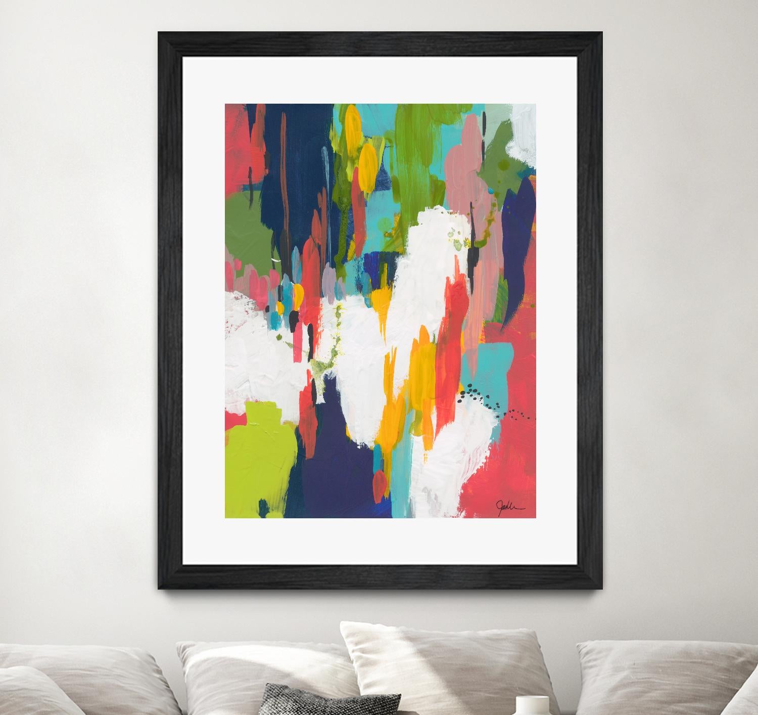 Winter Field by Jan Weiss on GIANT ART - black,white abstracts, contemporary