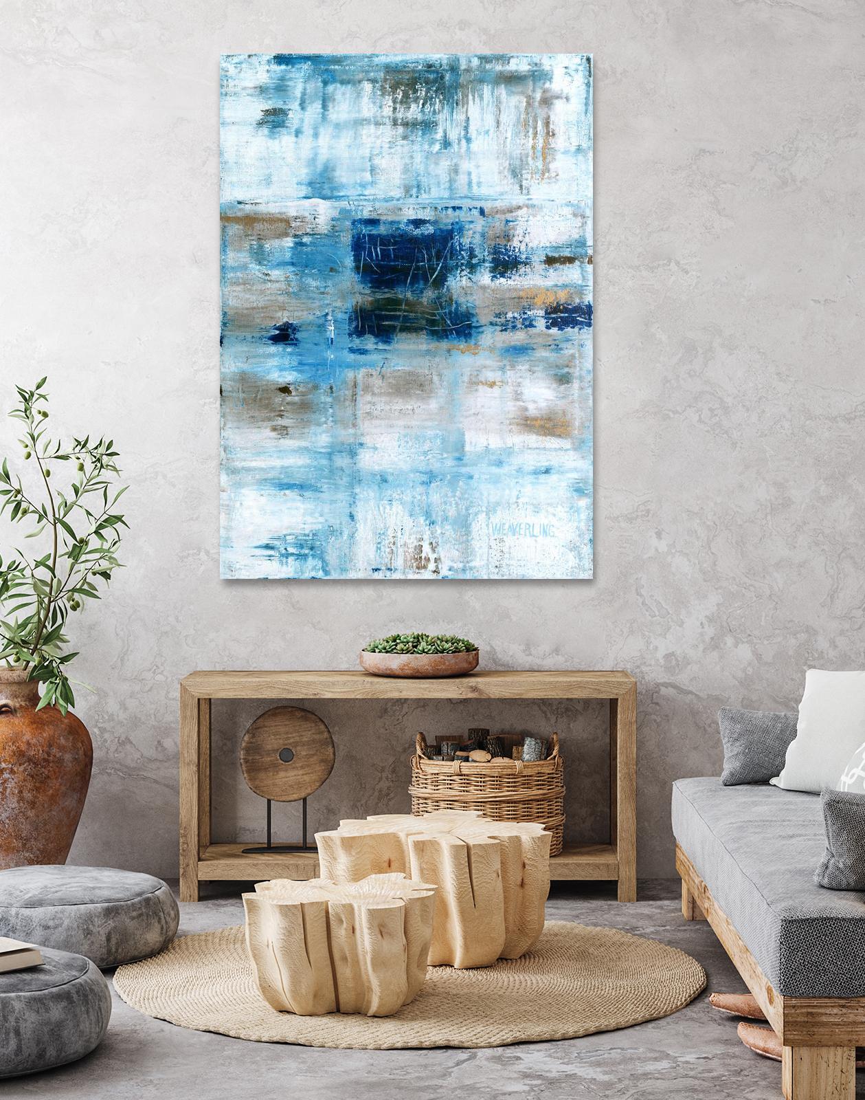 Heaven by Julie Weaverling on GIANT ART - white abstract