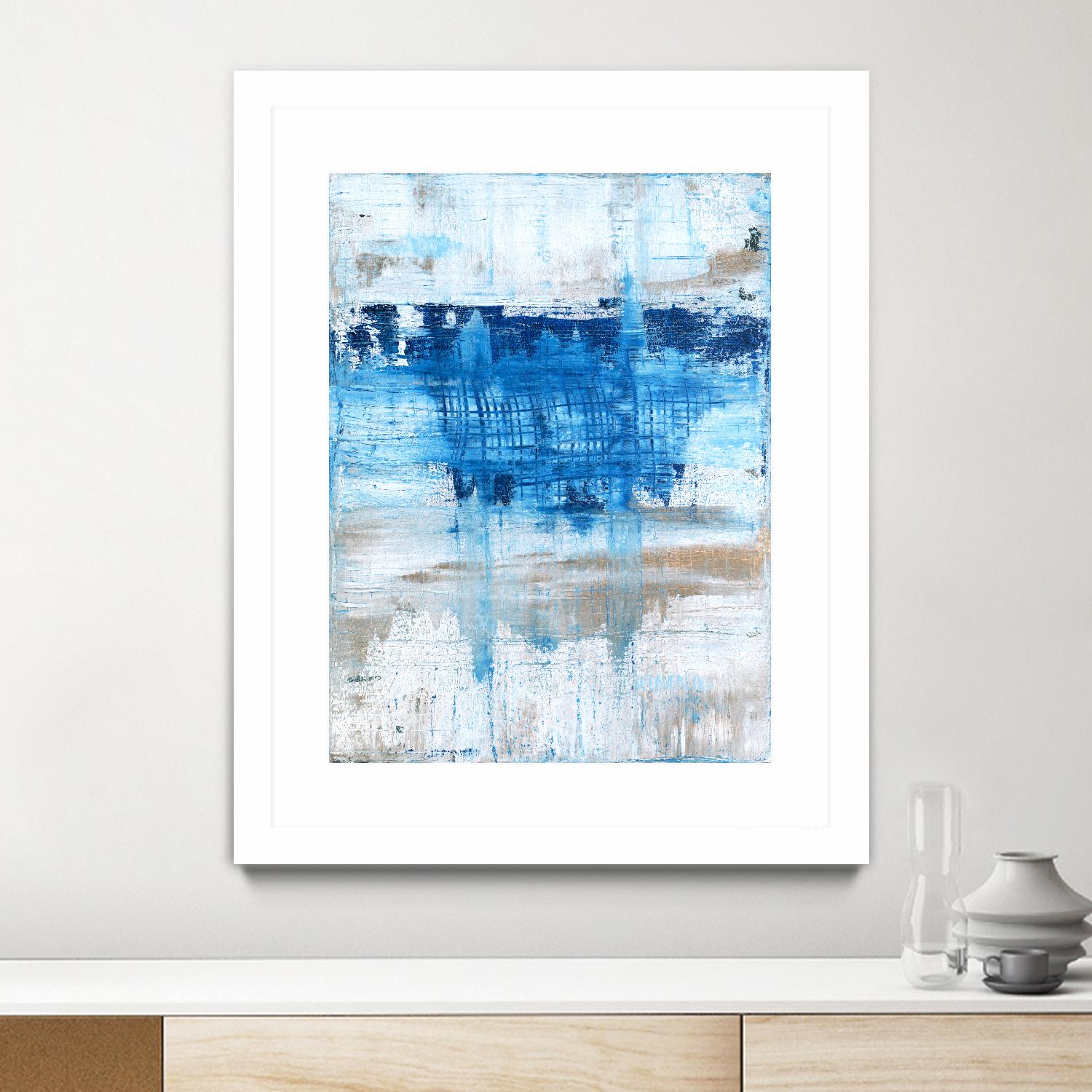 Splash by Julie Weaverling on GIANT ART - white abstract