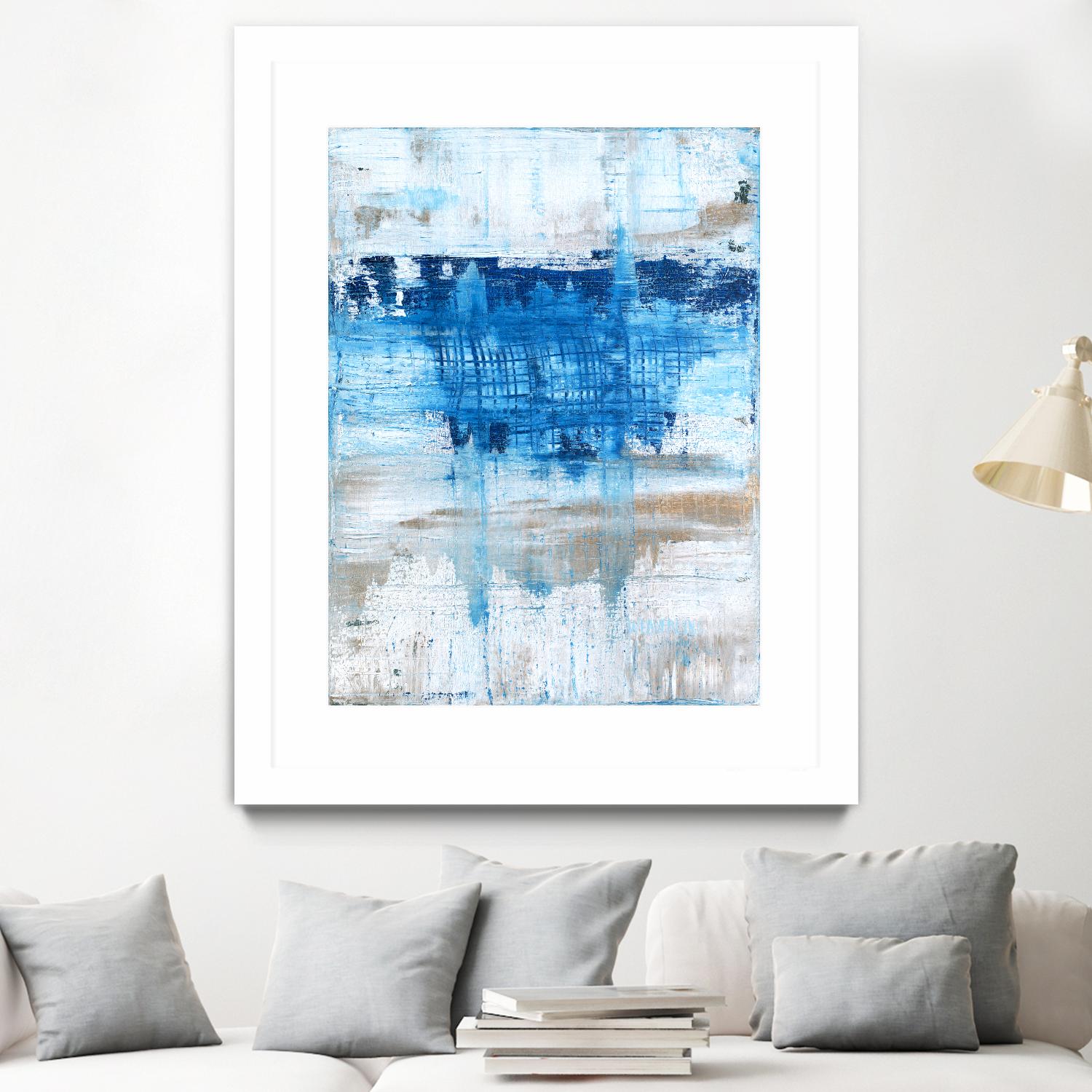 Splash by Julie Weaverling on GIANT ART - white abstract