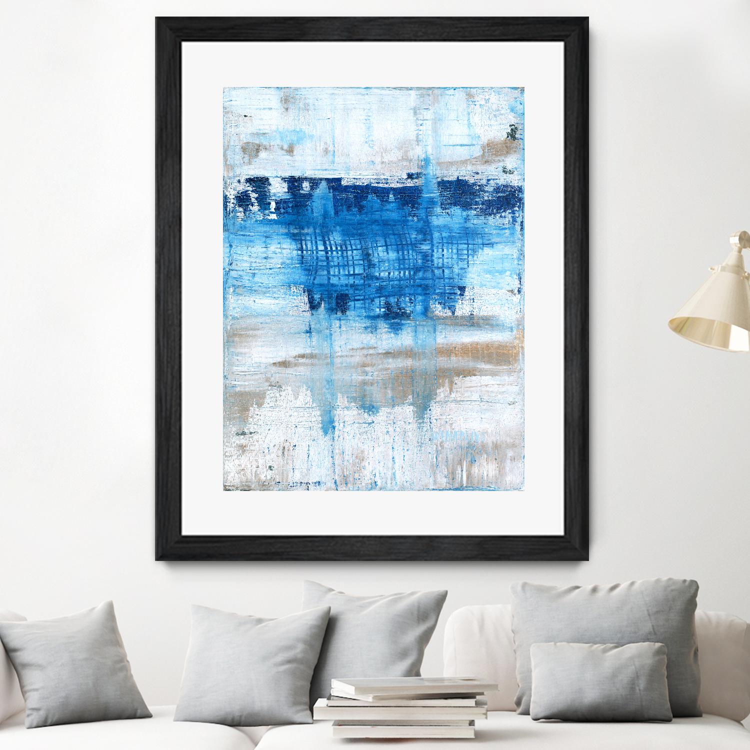 Splash by Julie Weaverling on GIANT ART - white abstract