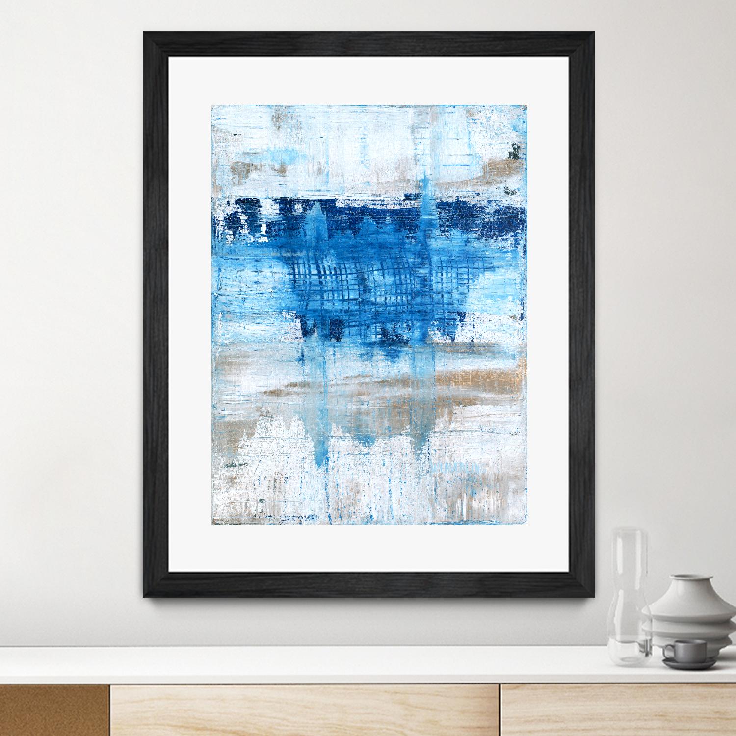Splash by Julie Weaverling on GIANT ART - white abstract