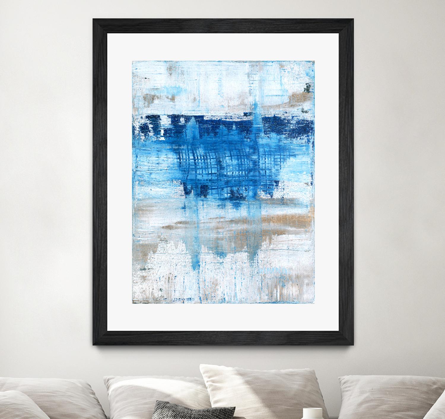 Splash by Julie Weaverling on GIANT ART - white abstract