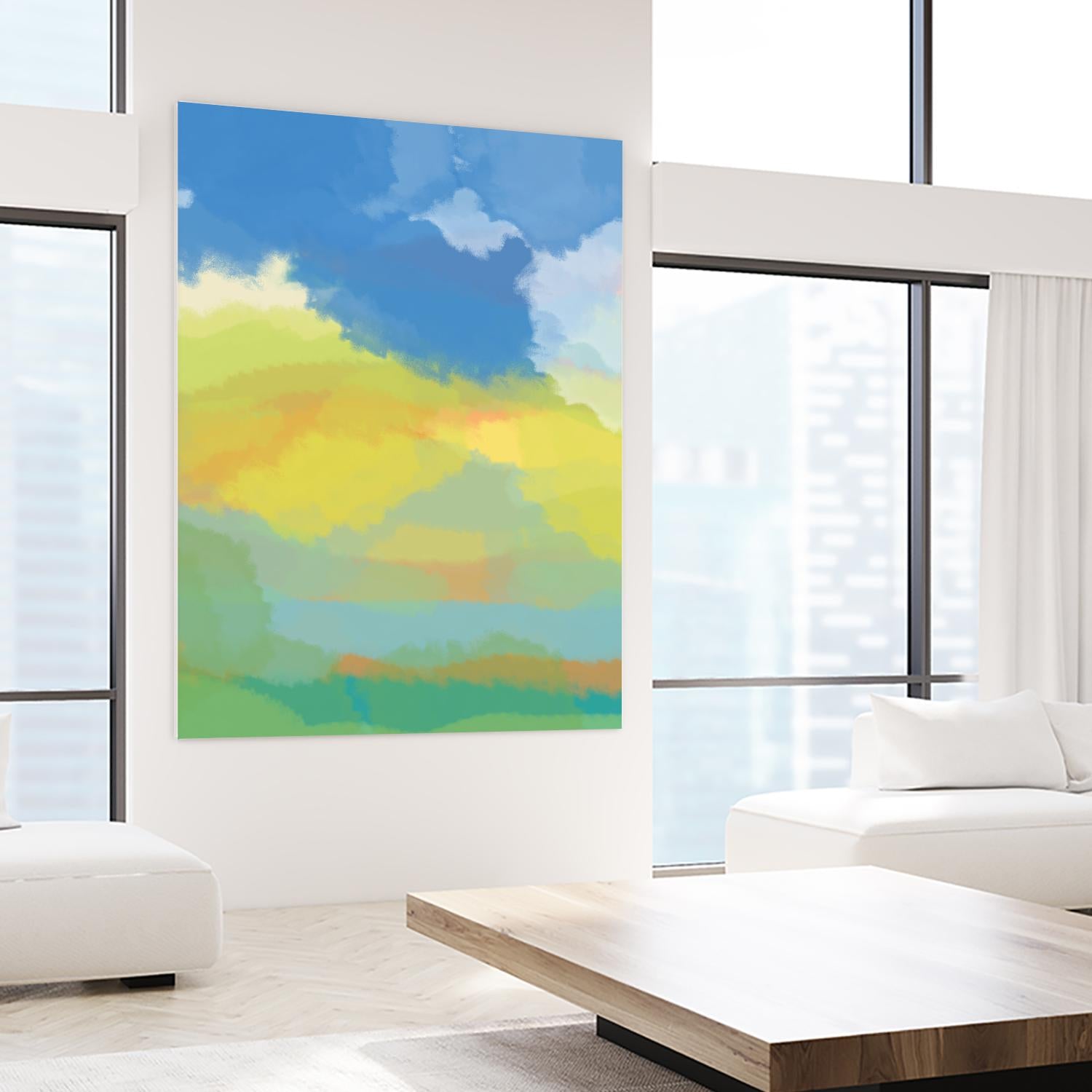 Break in the Weather by Jan Weiss on GIANT ART - multicolor contemporary; abstracts