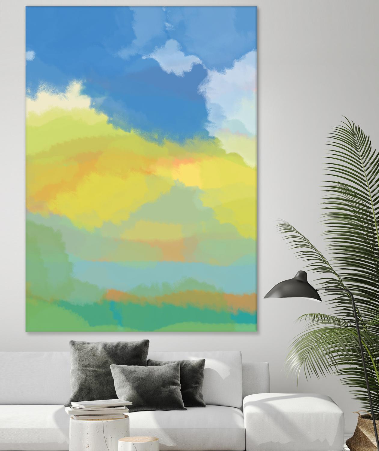 Break in the Weather by Jan Weiss on GIANT ART - multicolor contemporary; abstracts