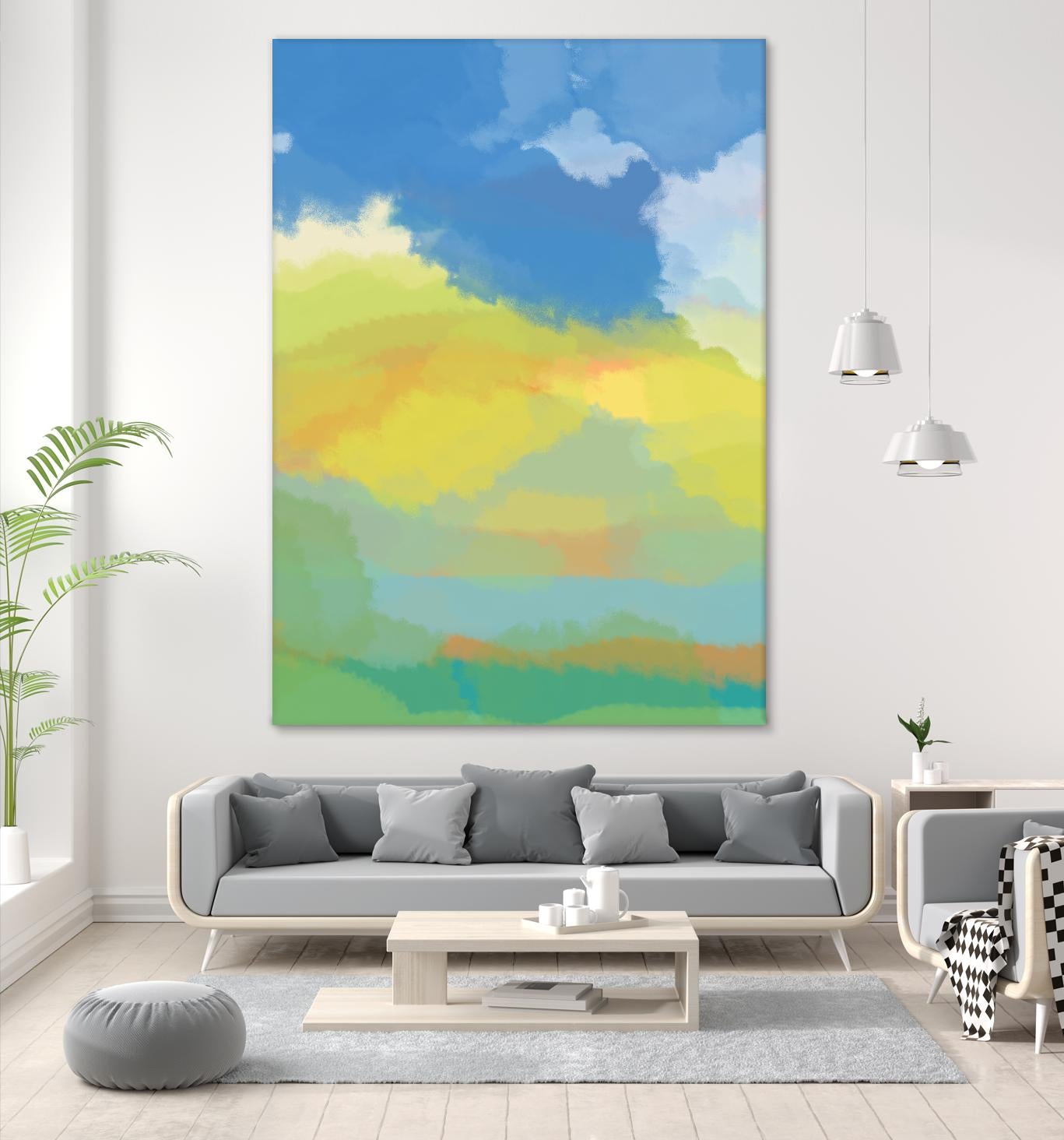 Break in the Weather by Jan Weiss on GIANT ART - multicolor contemporary; abstracts