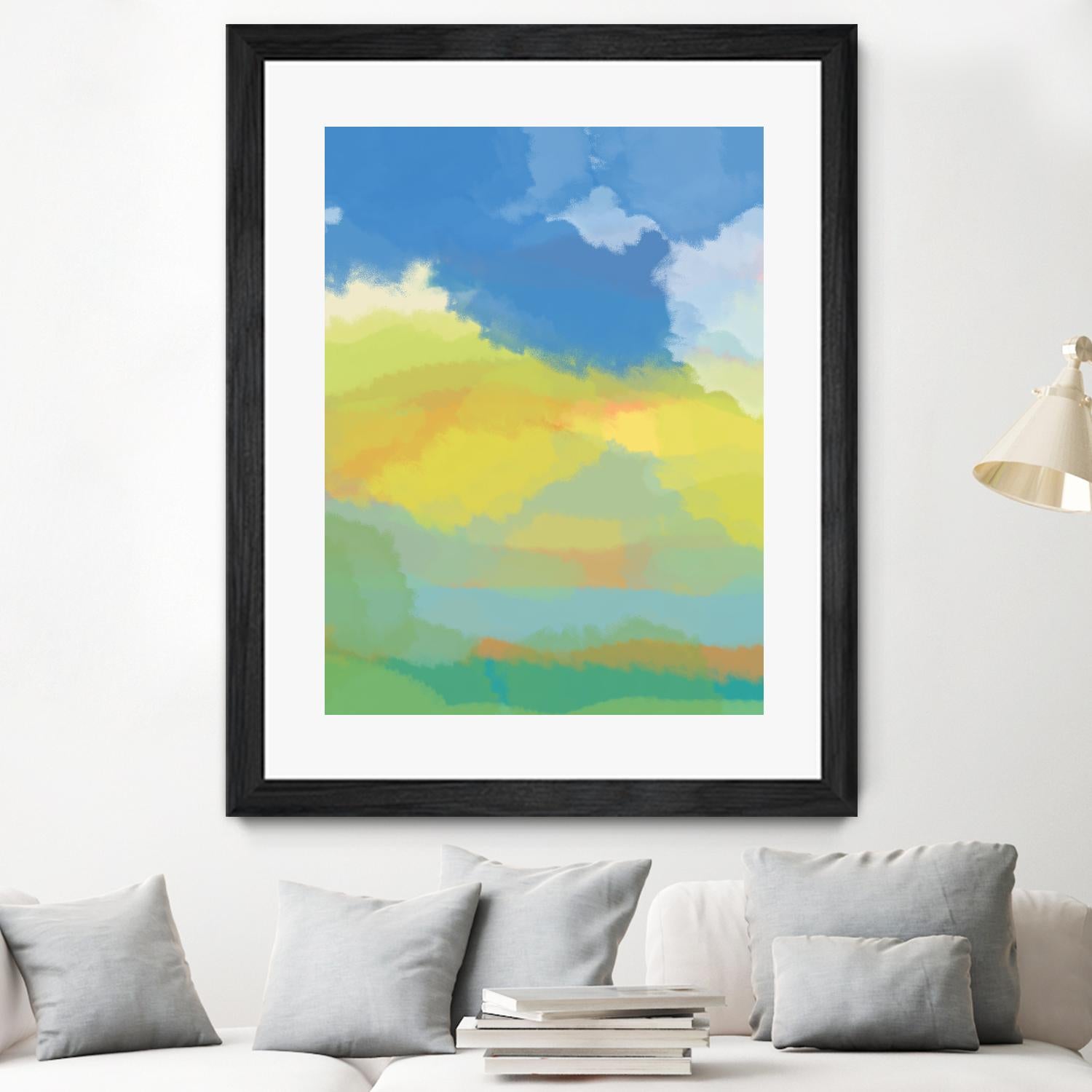 Break in the Weather by Jan Weiss on GIANT ART - multicolor contemporary; abstracts