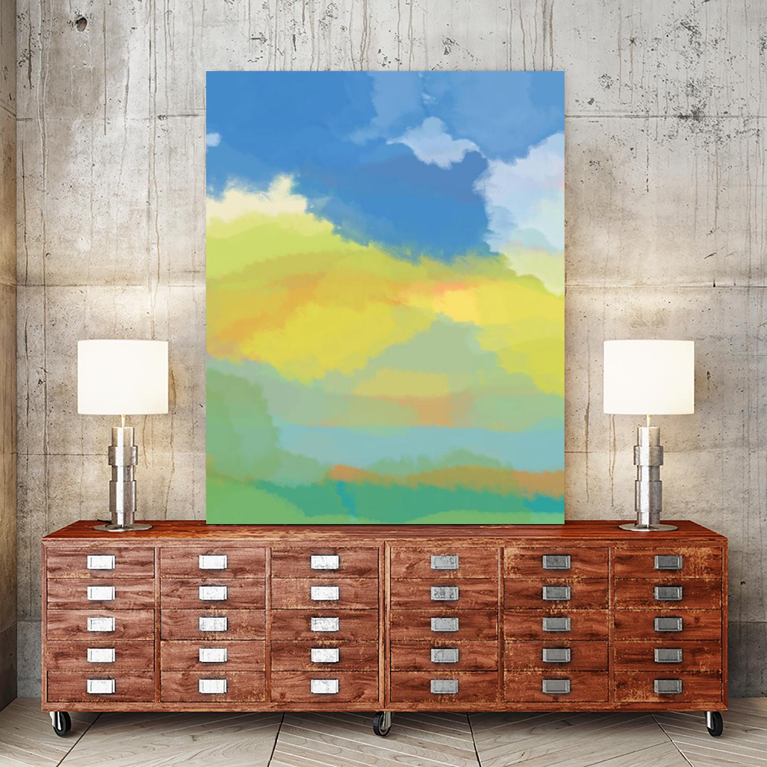 Break in the Weather by Jan Weiss on GIANT ART - multicolor contemporary; abstracts