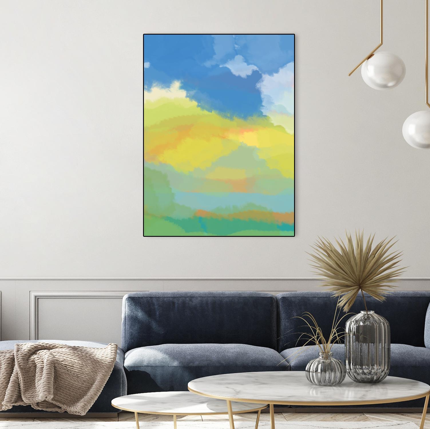 Break in the Weather by Jan Weiss on GIANT ART - multicolor contemporary; abstracts