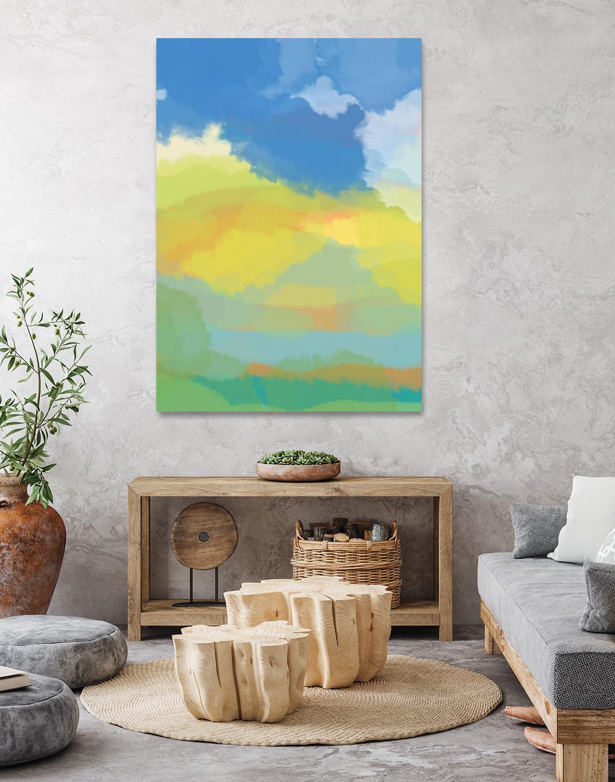 Break in the Weather by Jan Weiss on GIANT ART - multicolor contemporary; abstracts