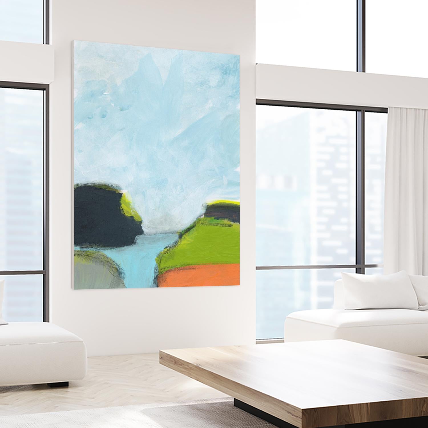 Landscape No. 87 by Jan Weiss on GIANT ART - multicolor abstracts; contemporary