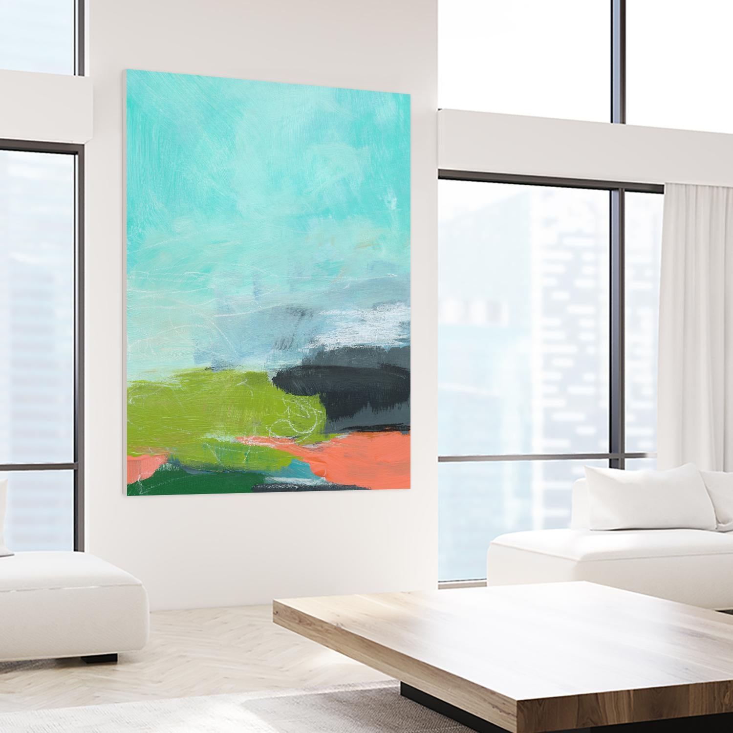 Landscape No. 95 by Jan Weiss on GIANT ART - multicolor abstracts; contemporary