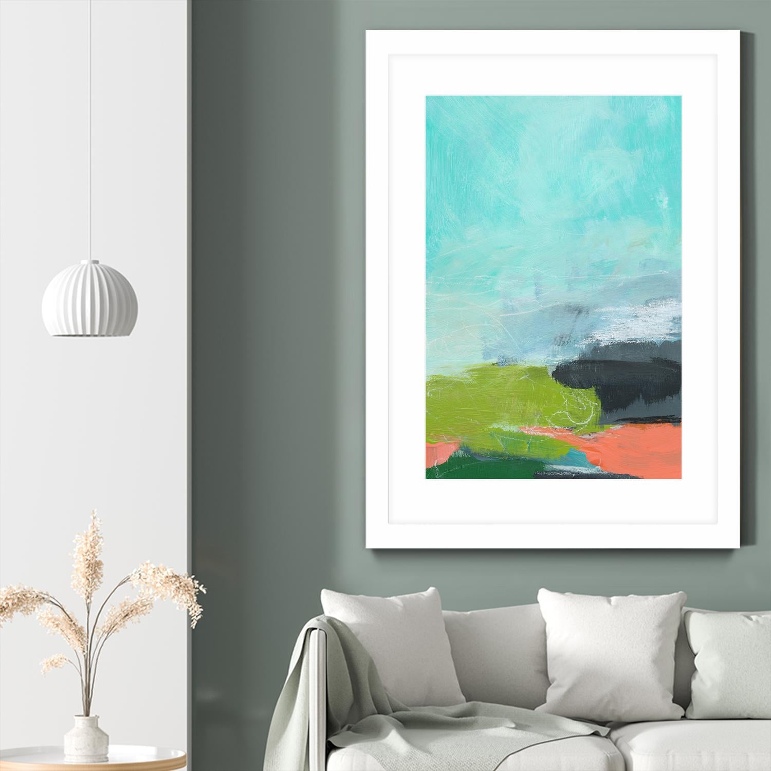 Landscape No. 95 by Jan Weiss on GIANT ART - multicolor abstracts; contemporary