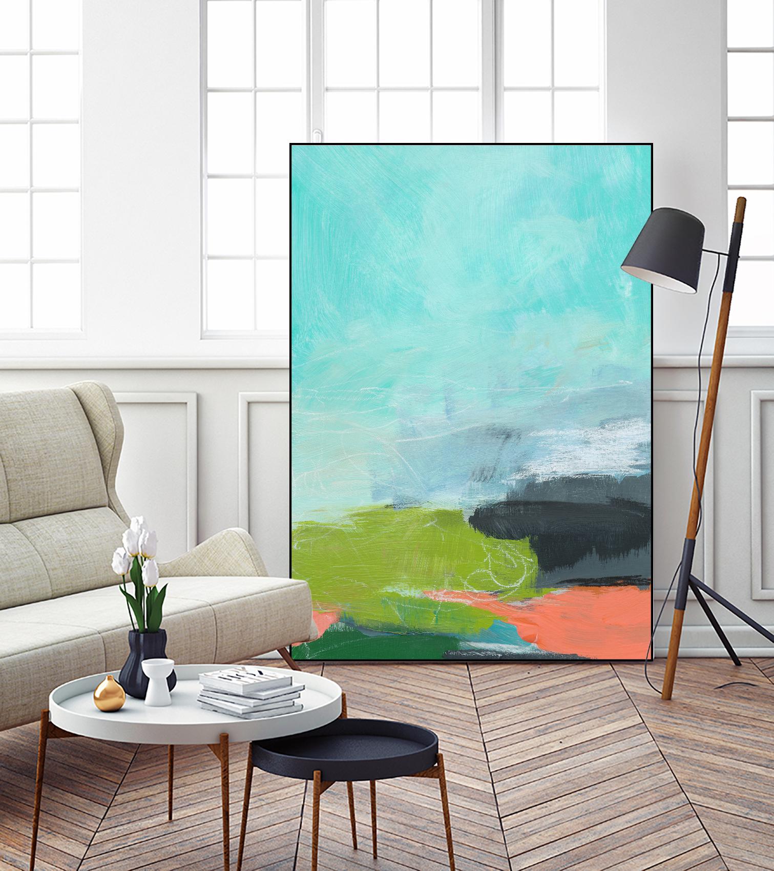 Landscape No. 95 by Jan Weiss on GIANT ART - multicolor abstracts; contemporary