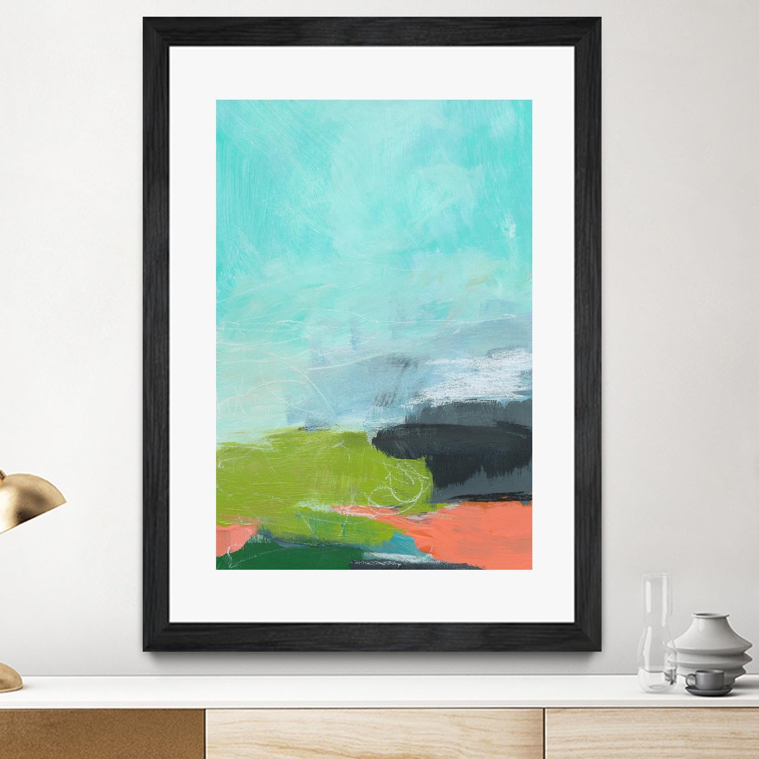 Landscape No. 95 by Jan Weiss on GIANT ART - multicolor abstracts; contemporary