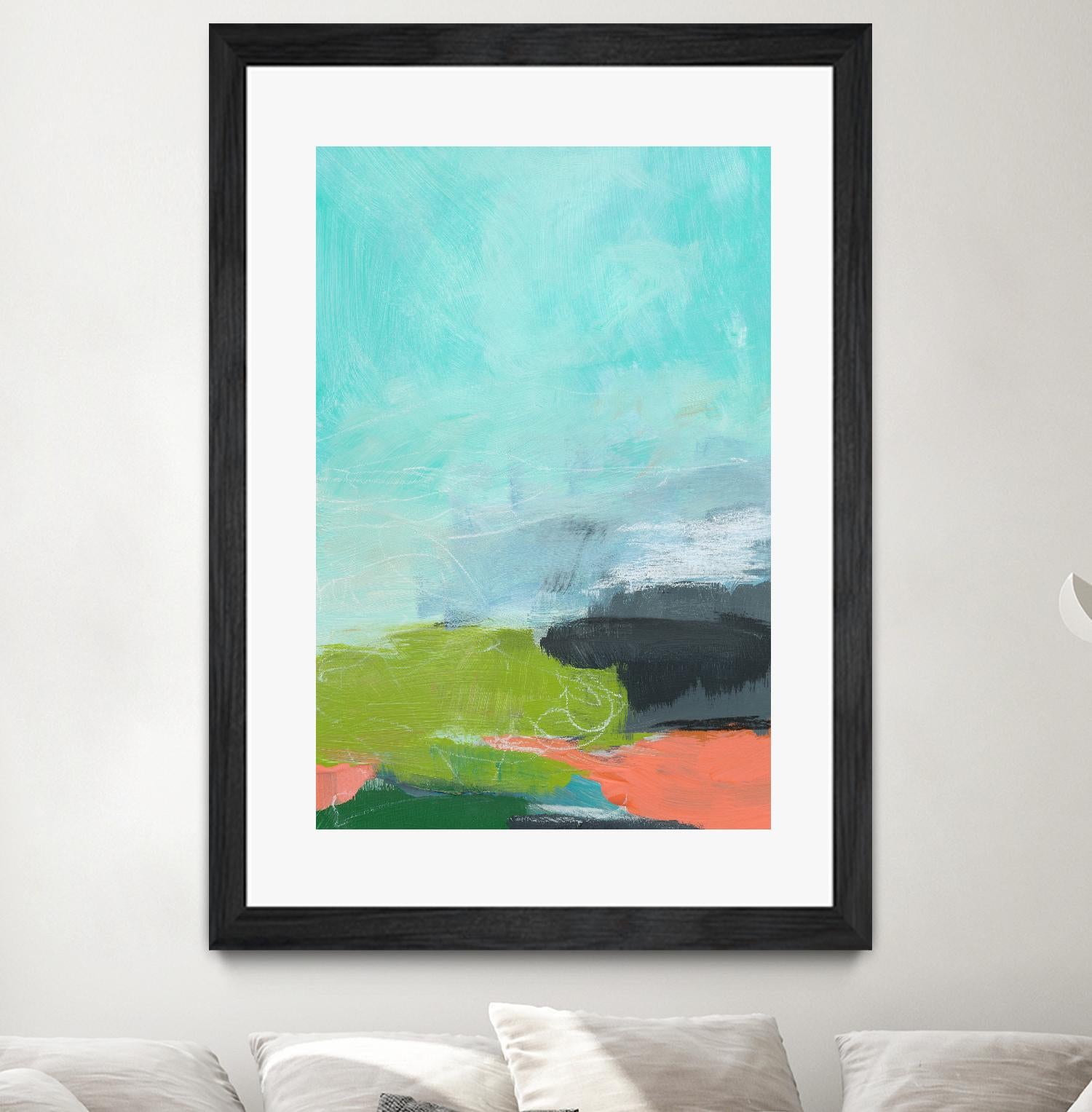 Landscape No. 95 by Jan Weiss on GIANT ART - multicolor abstracts; contemporary