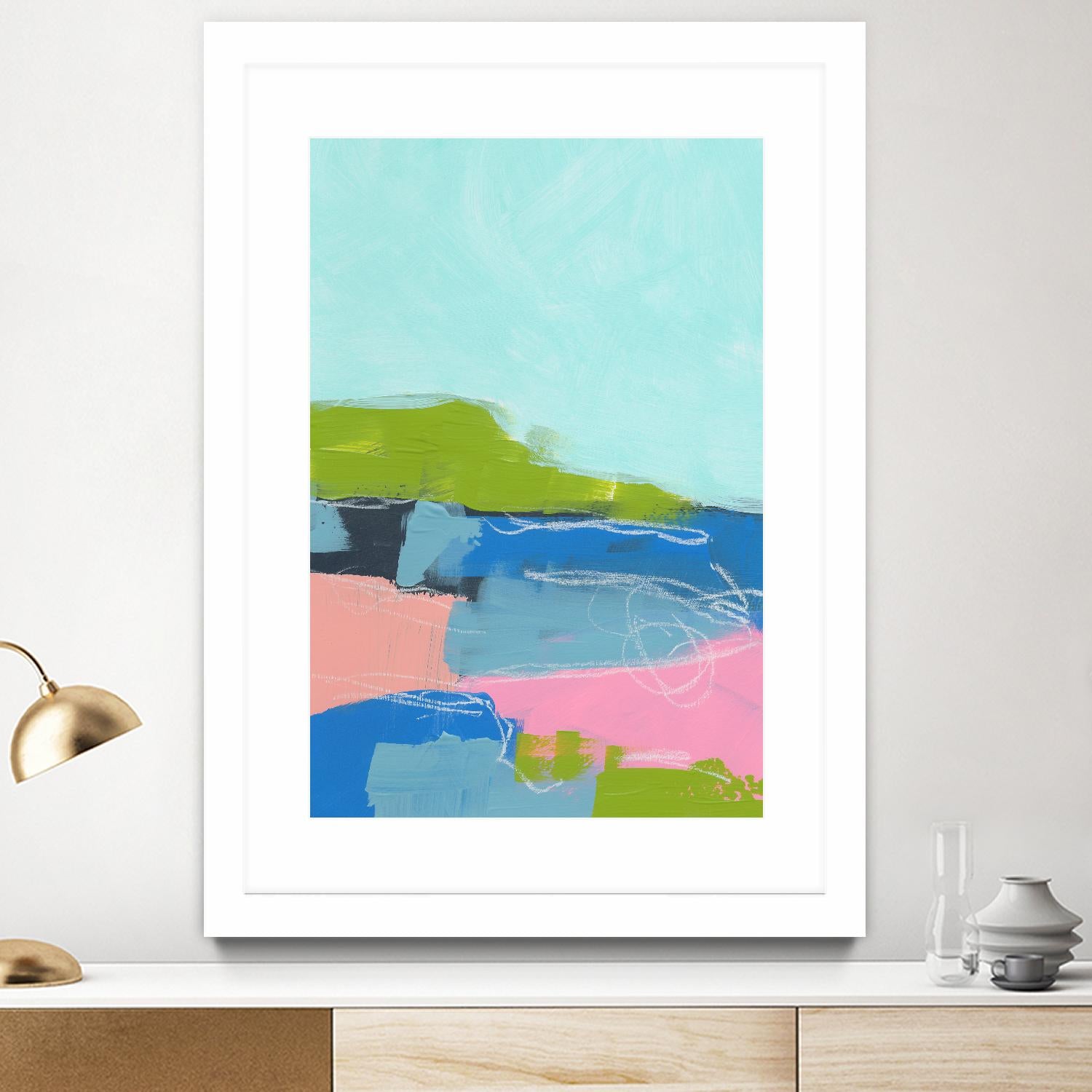 Landscape No. 96 by Jan Weiss on GIANT ART - multicolor abstracts; contemporary