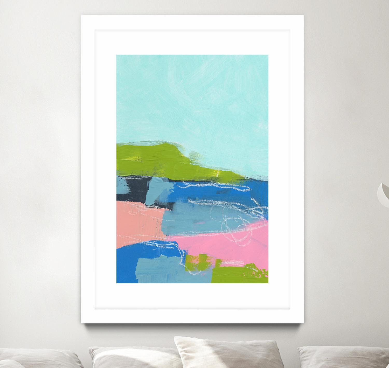 Landscape No. 96 by Jan Weiss on GIANT ART - multicolor abstracts; contemporary