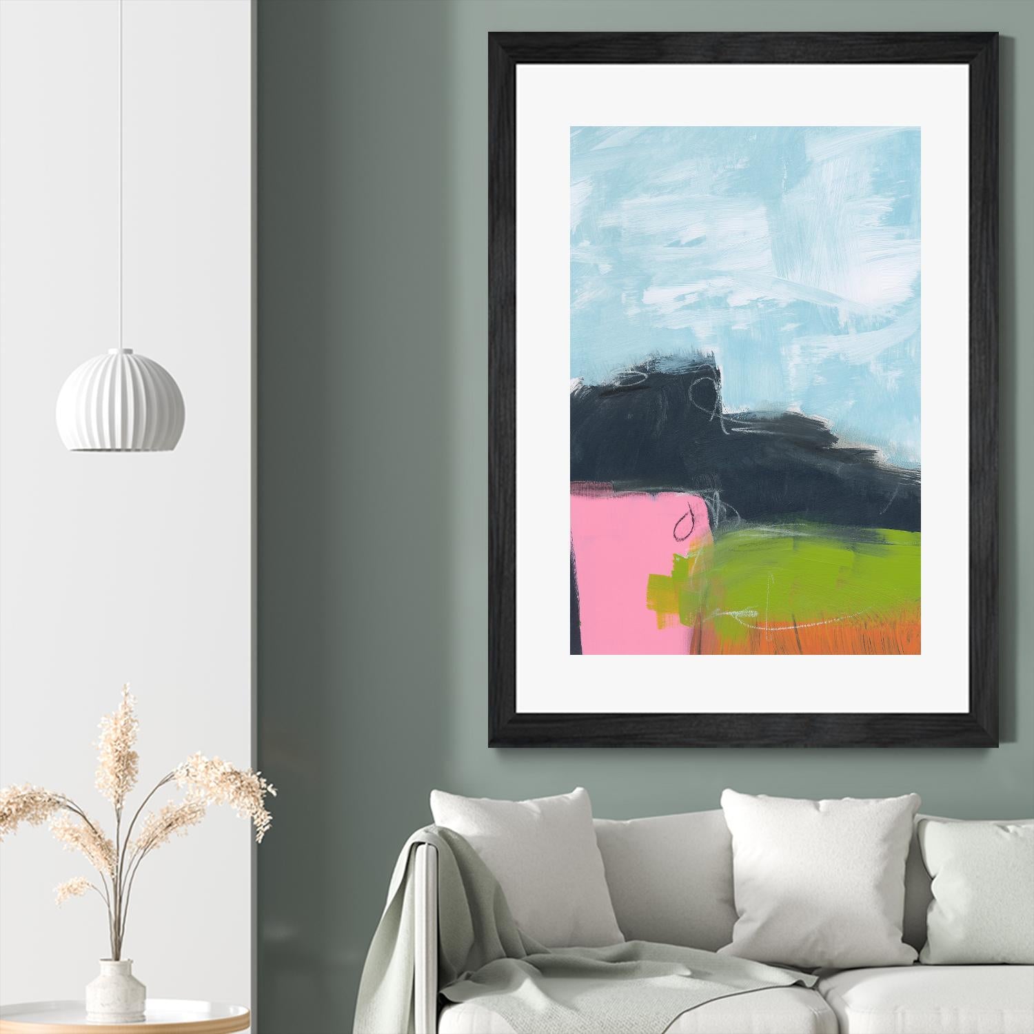 Landscape No. 97 by Jan Weiss on GIANT ART - multicolor abstracts; contemporary