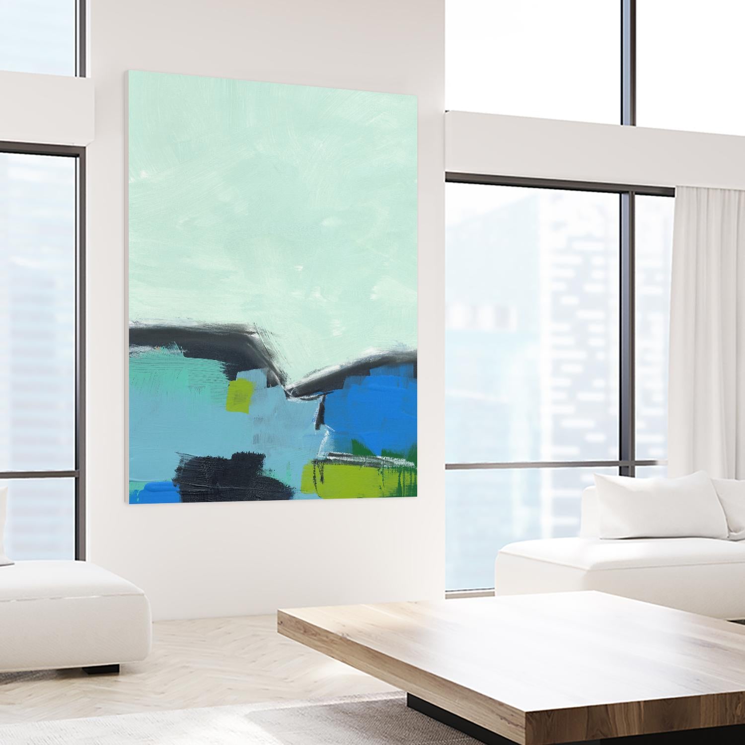 Landscape No. 98 by Jan Weiss on GIANT ART - multicolor abstracts; contemporary